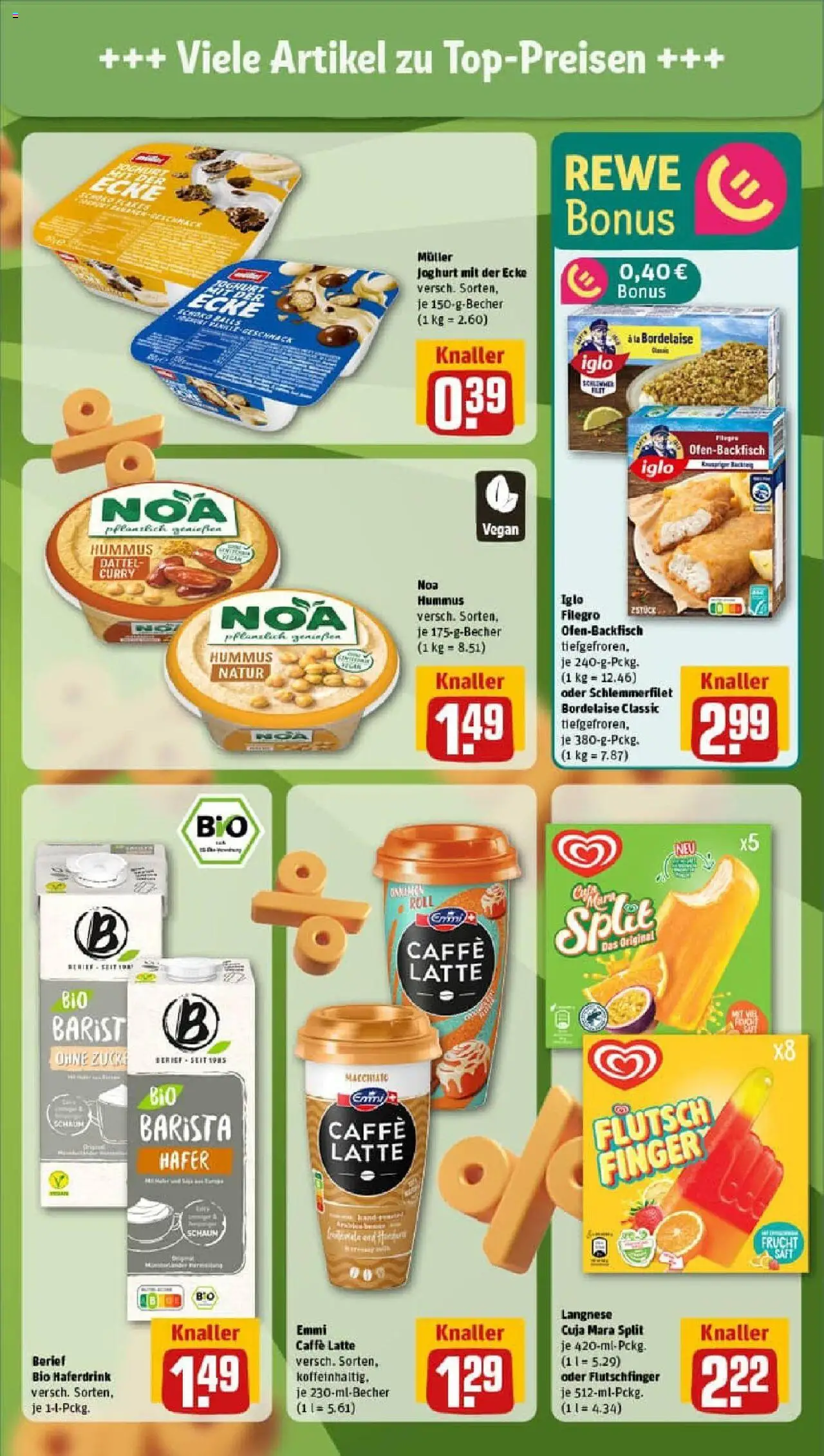Rewe prospekt Wangen	 - gültig ab dem 29.06.2025 | Seite: 5 | Produkte: Langnese, Joghurt, Iglo, Dattel