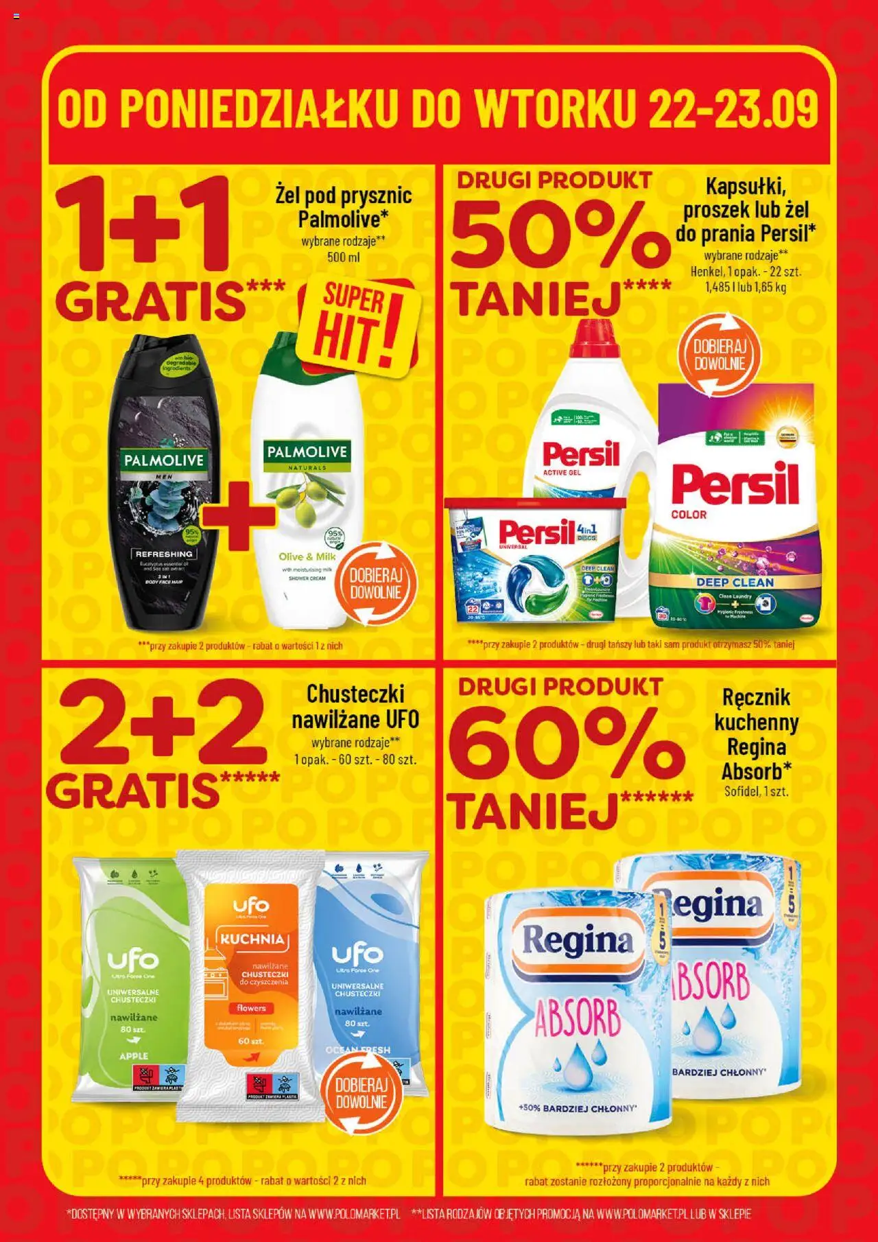 POLOmarket Gazetka - Super Hity od 22.09.2025 | Strona: 6 | Produkty: Persil, Prysznic, Body, Żel pod prysznic