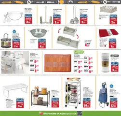 Volantino Happy Casa del 17.09.2025 | Pagina: 4 | Prodotti: Carrello, Trolley, Tappeto, Scolapiatti