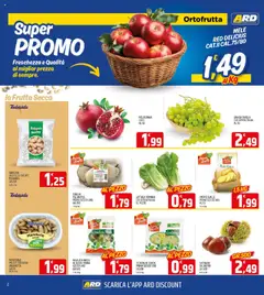 Anteprima del volantino Volantino ARD Discount	 valido a partire dal 13.10.2025 | Pagina: 2 | Prodotti: Insalata, Patate, Mandorle, Arachidi