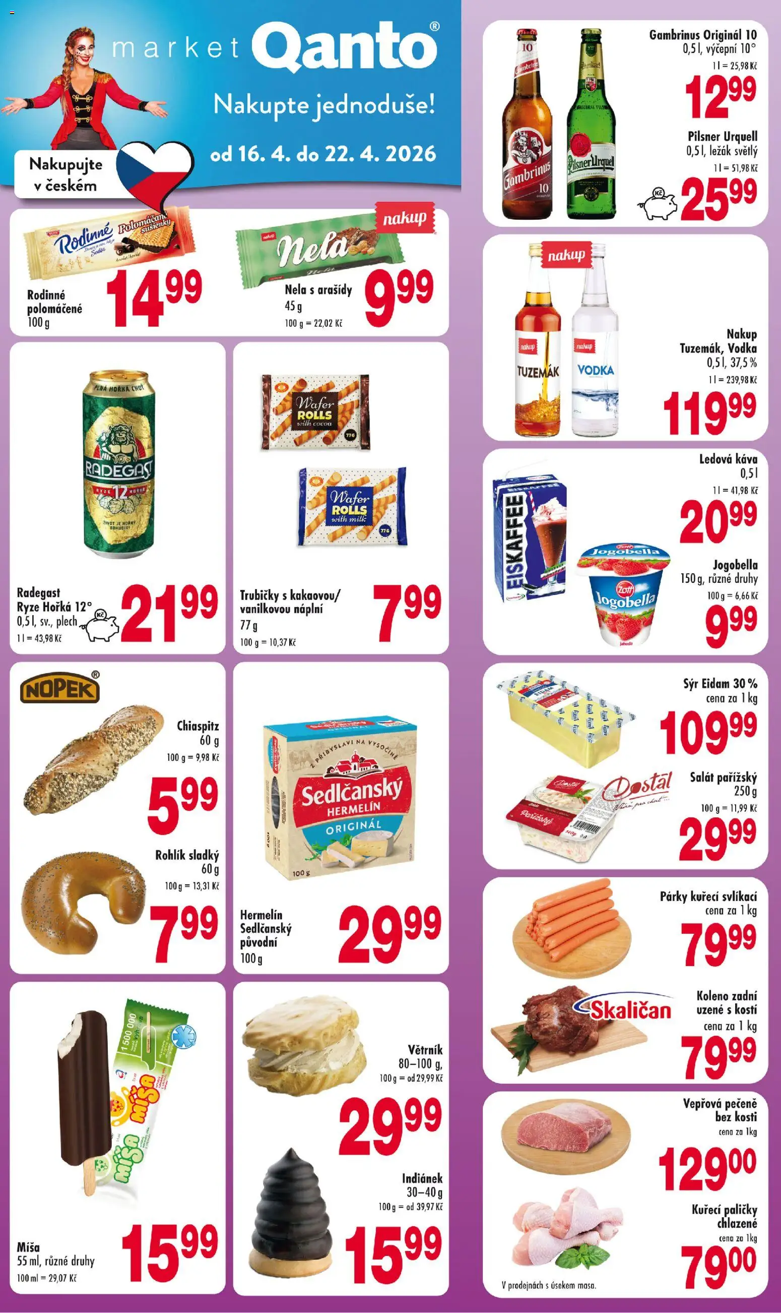 Astur & Qanto leták od 16.04.2026 | Strana: 1 | Produkty: Ledová káva, Plech, Eiskaffee, Gambrinus
