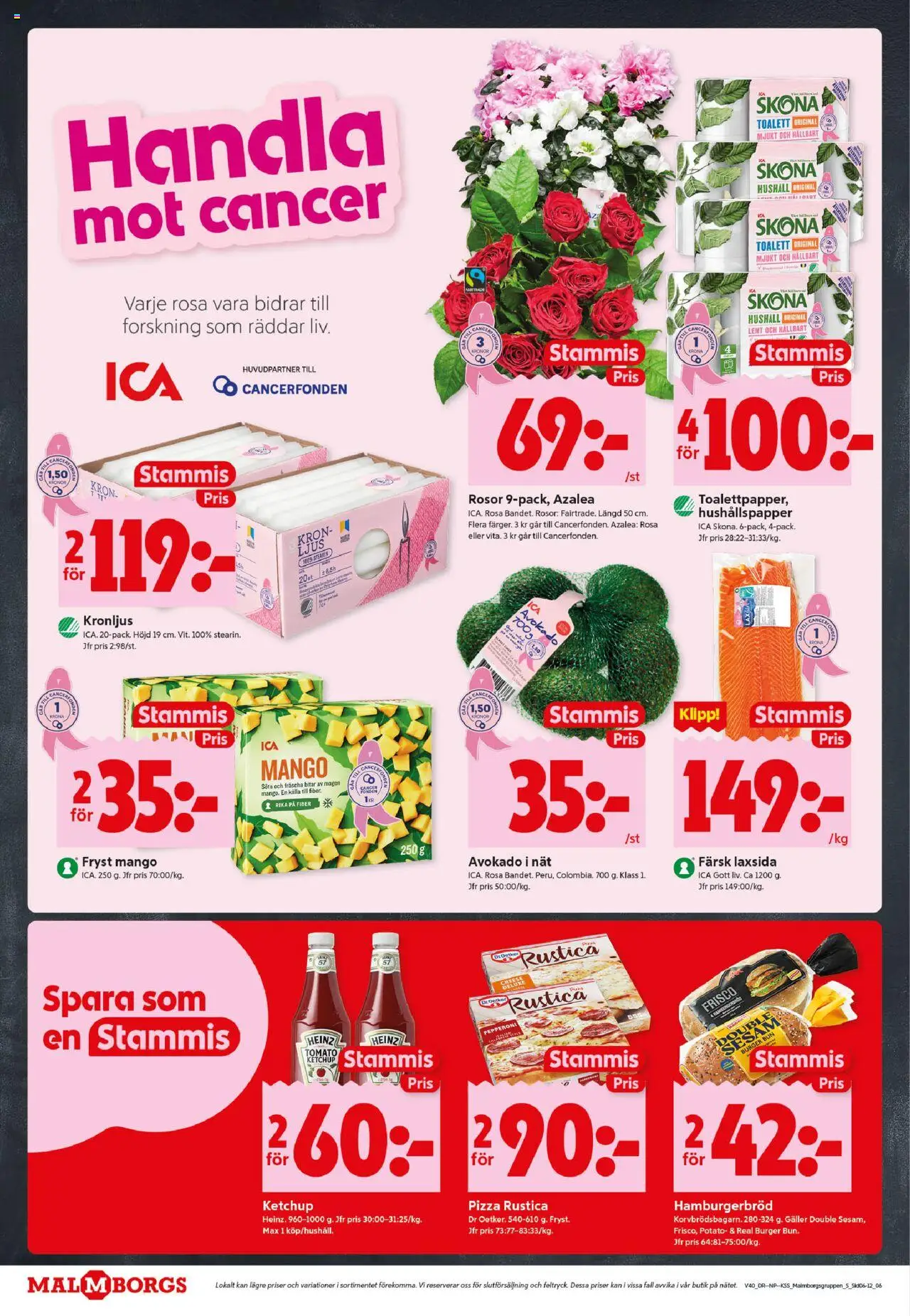 ICA Kvantum reklamblad aktuell från 29.09.2025 | Sida: 6 | Produkter: Galler, Hamburgerbröd, Pizza, Ketchup
