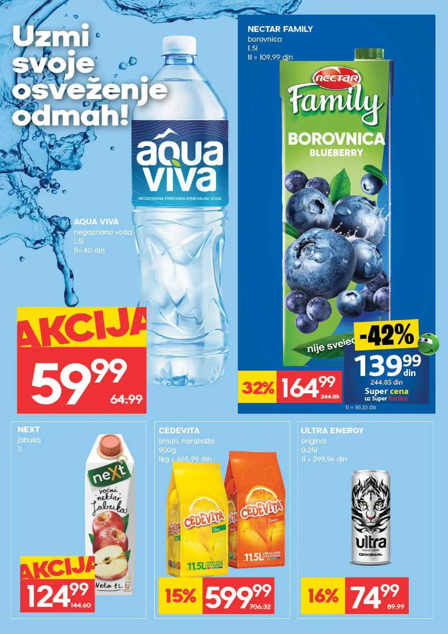 Idea katalog - važi od 26.02.2026 | Strana: 23 | Proizvode: Cedevita, Nektar, Voda, Mineralna voda