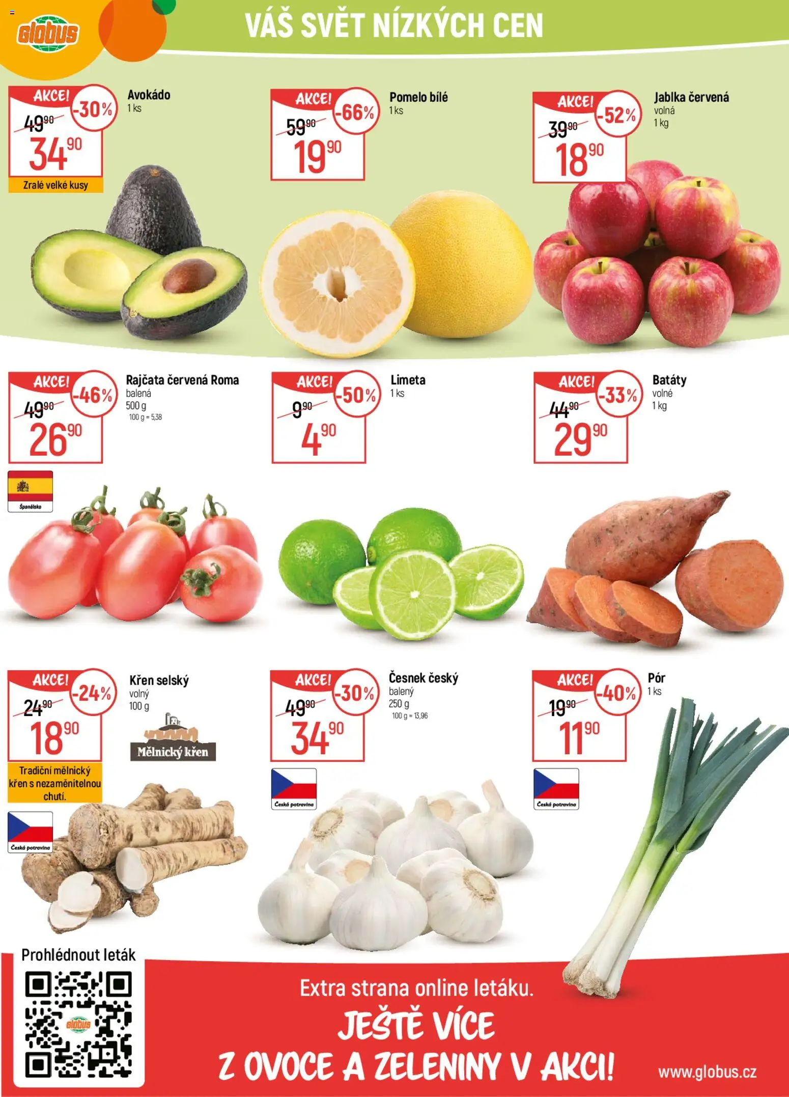 Globus leták od 27.12.2025 | Strana: 17 | Produkty: Ovoce, Pomelo, Křen, Česnek