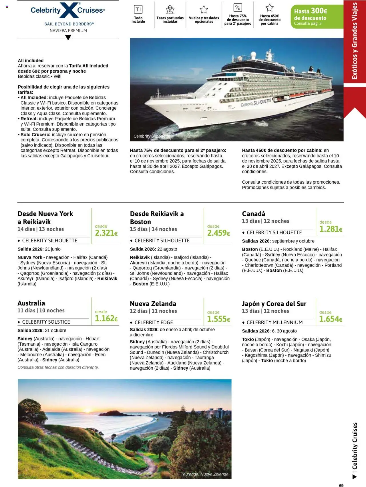 Viajes El Corte Inglés - Crucero Fantástico │ válido desde el 16.09.2025 | Página: 69 | Productos: Navegación