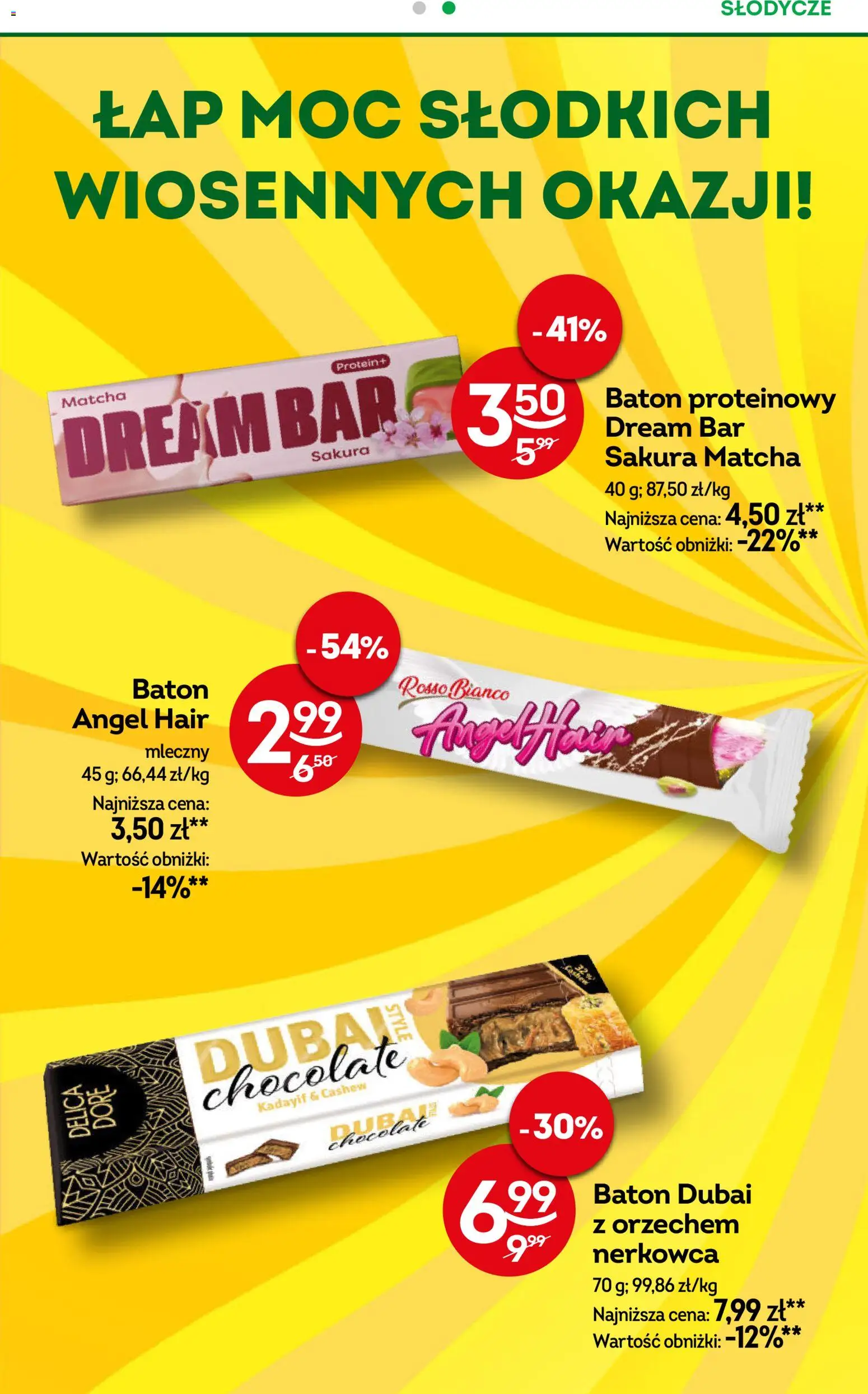 Żabka gazetka od 08.04.2026 | Strona: 66 | Produkty: Słodycze, Baton