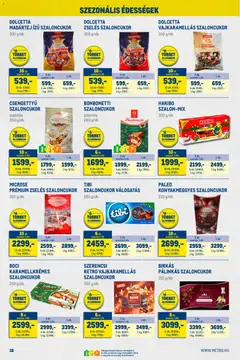 Metro - Nagy Ajánlatok Kiskereskedőknek - amely érvényes a következő dátumtól: 01.12.2025 | Oldal: 18 | Termékek: Édességek, Szaloncukor