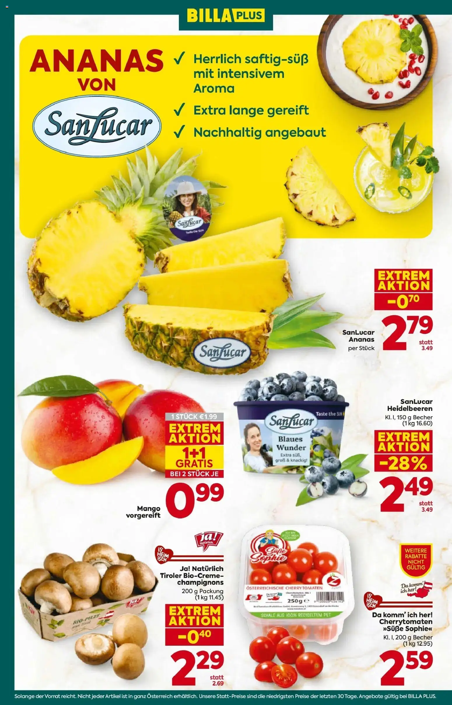 Billa Plus Flugblatt - Burgenland gültig ab 12.02.2026 | Seite: 10 | Produkte: Mango, Ananas