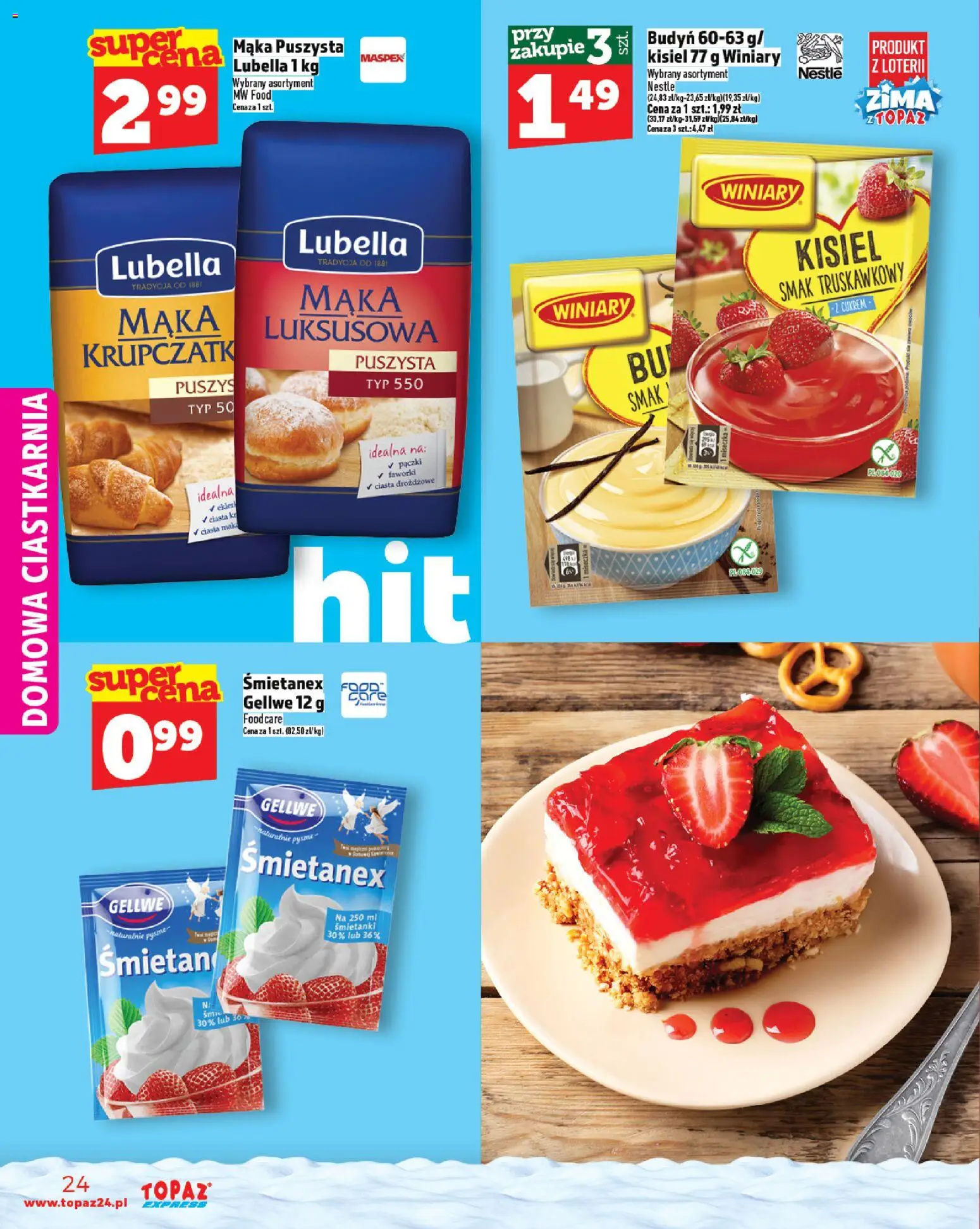 Topaz Gazetka - Express od 27.11.2025 | Strona: 24 | Produkty: Mak, Pączki