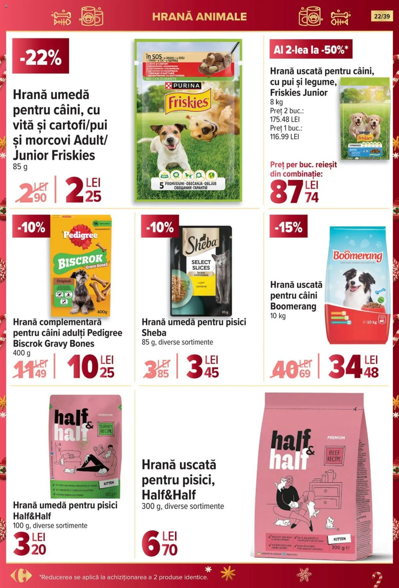 Noul catalog Carrefour – valabil de la 19.11.2025 | Pagină: 22 | Produse: Hacıyatmaz Kedi Oyuncağı, Morcovi, Sos