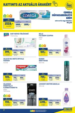 Metro Élelmiszer és Szezonális katalógus 2026/04 - amely érvényes a következő dátumtól: 07.04.2026 | Oldal: 17 | Termékek: Törlőkendő, Folyékony szappan, Nedves törlőkendő, Szappan