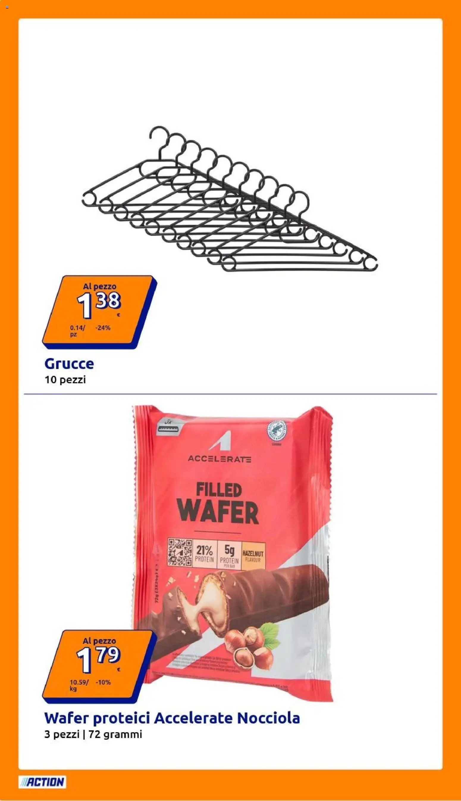 Volantino Action del 25.02.2026 | Pagina: 10 | Prodotti: Grucce