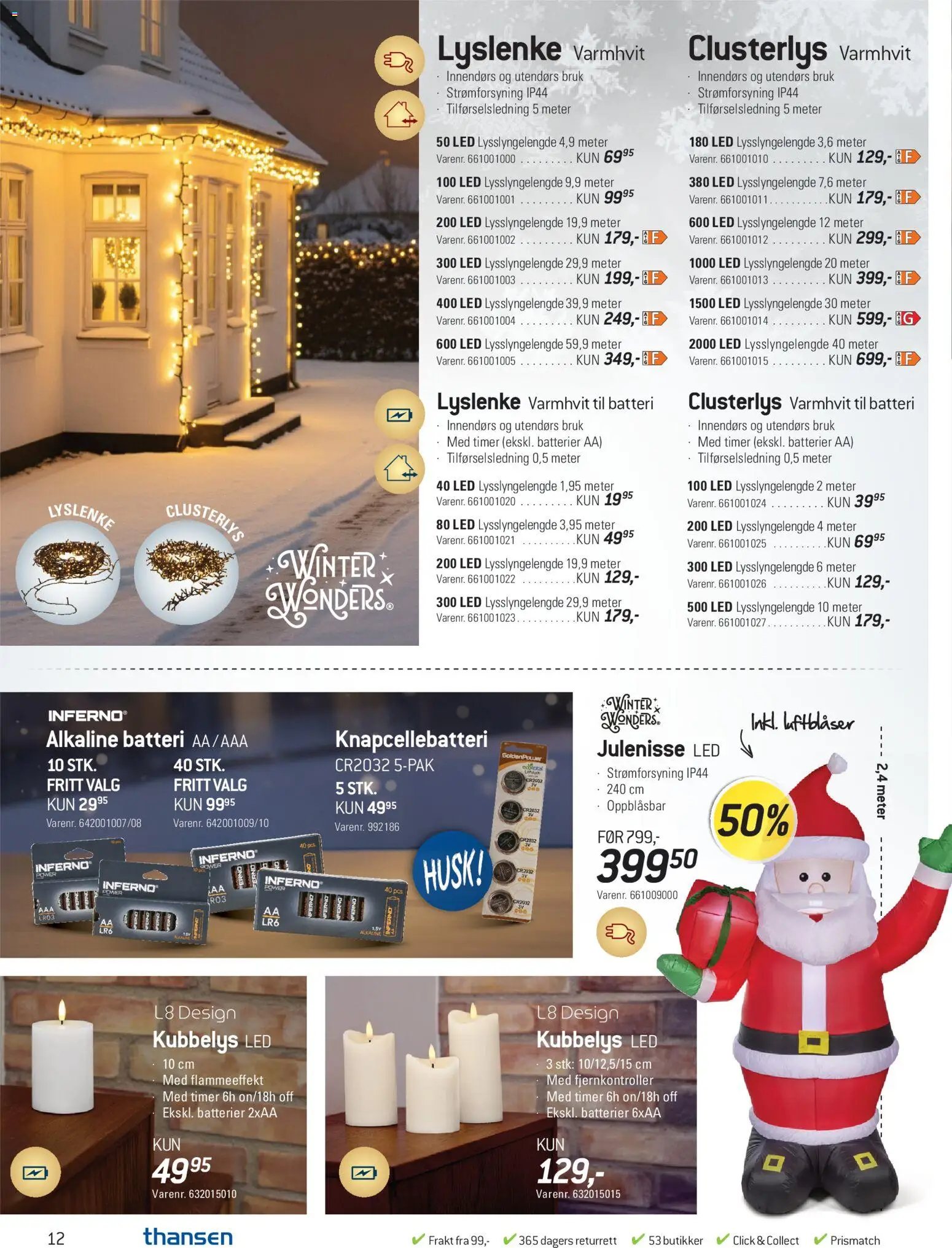 {H1} | Side: 12 | Produkter: Сантехнічне кріплення, Batteri