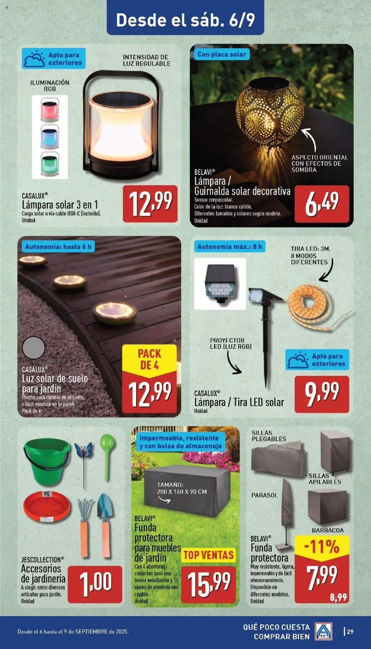 Aldi folleto Canarias │ válido desde el 01.09.2025 | Página: 29 | Productos: Muebles, Funda, Galette de chaise, Almacenaje