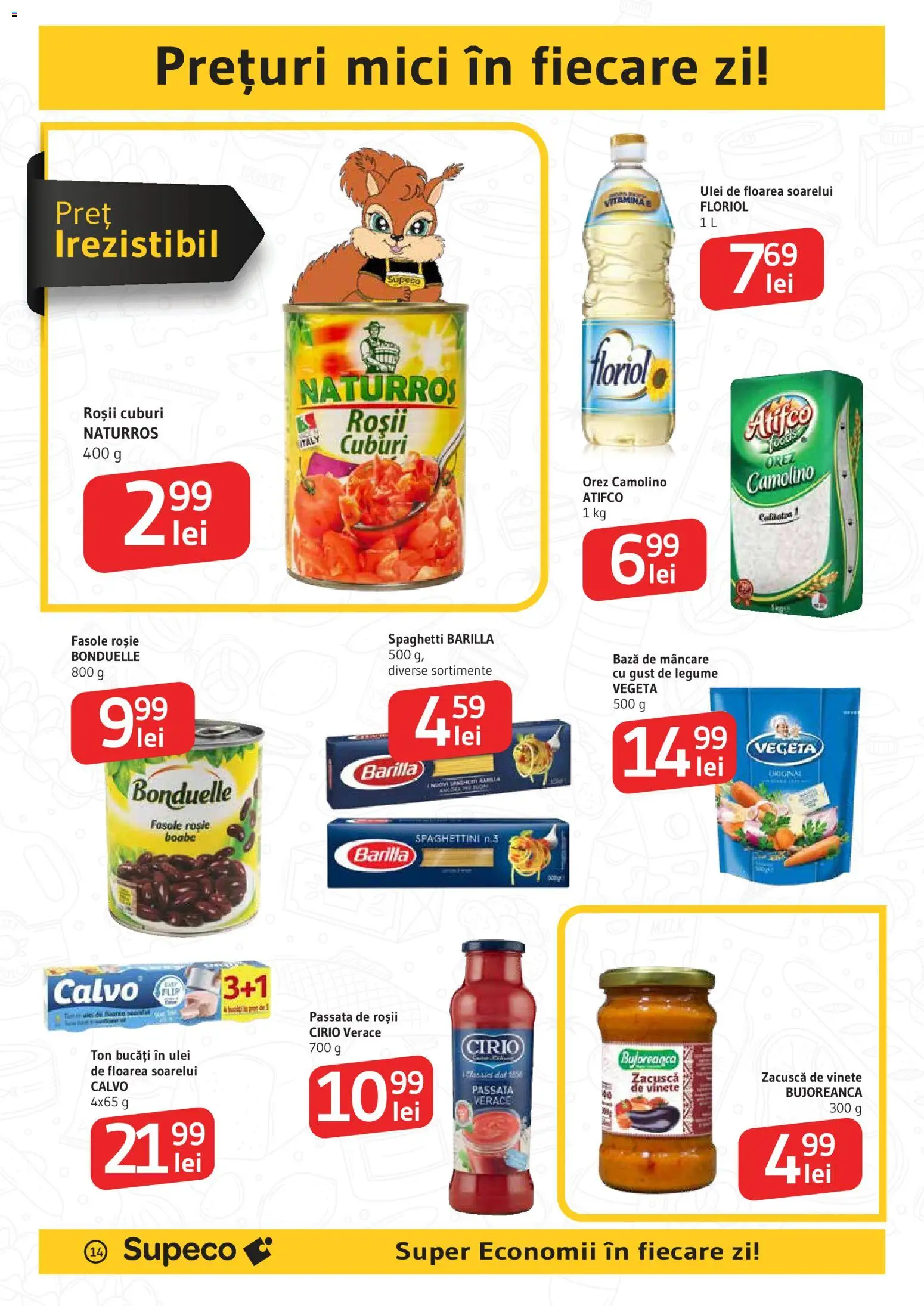 Noul catalog Supeco – valabil de la 29.10.2025 | Pagină: 14 | Produse: Mici, Ulei, Orez, Legume