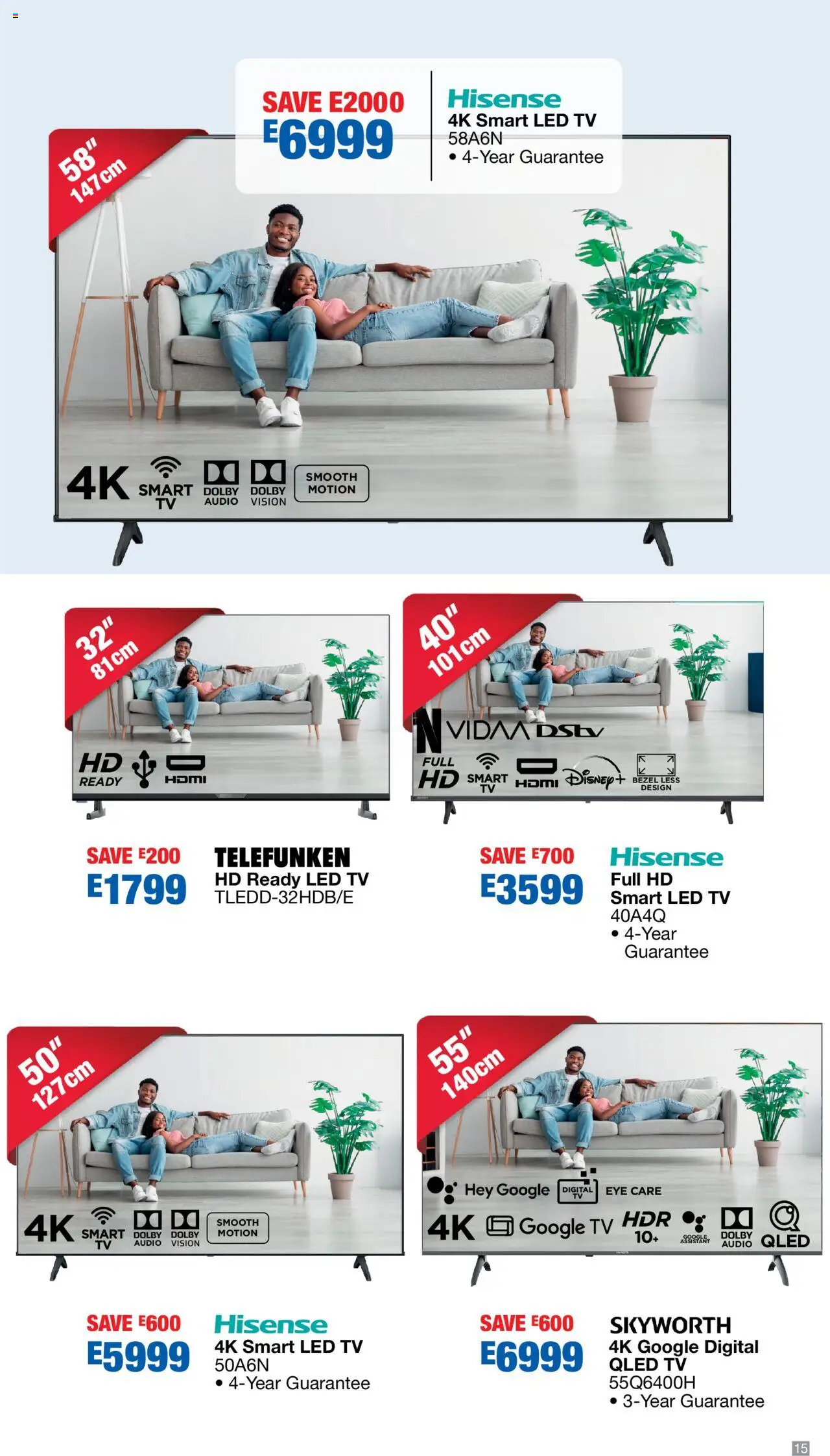 New OK Furniture catalogue – valid from 06.10.2025 | Page: 15 | Products: Audio, TV