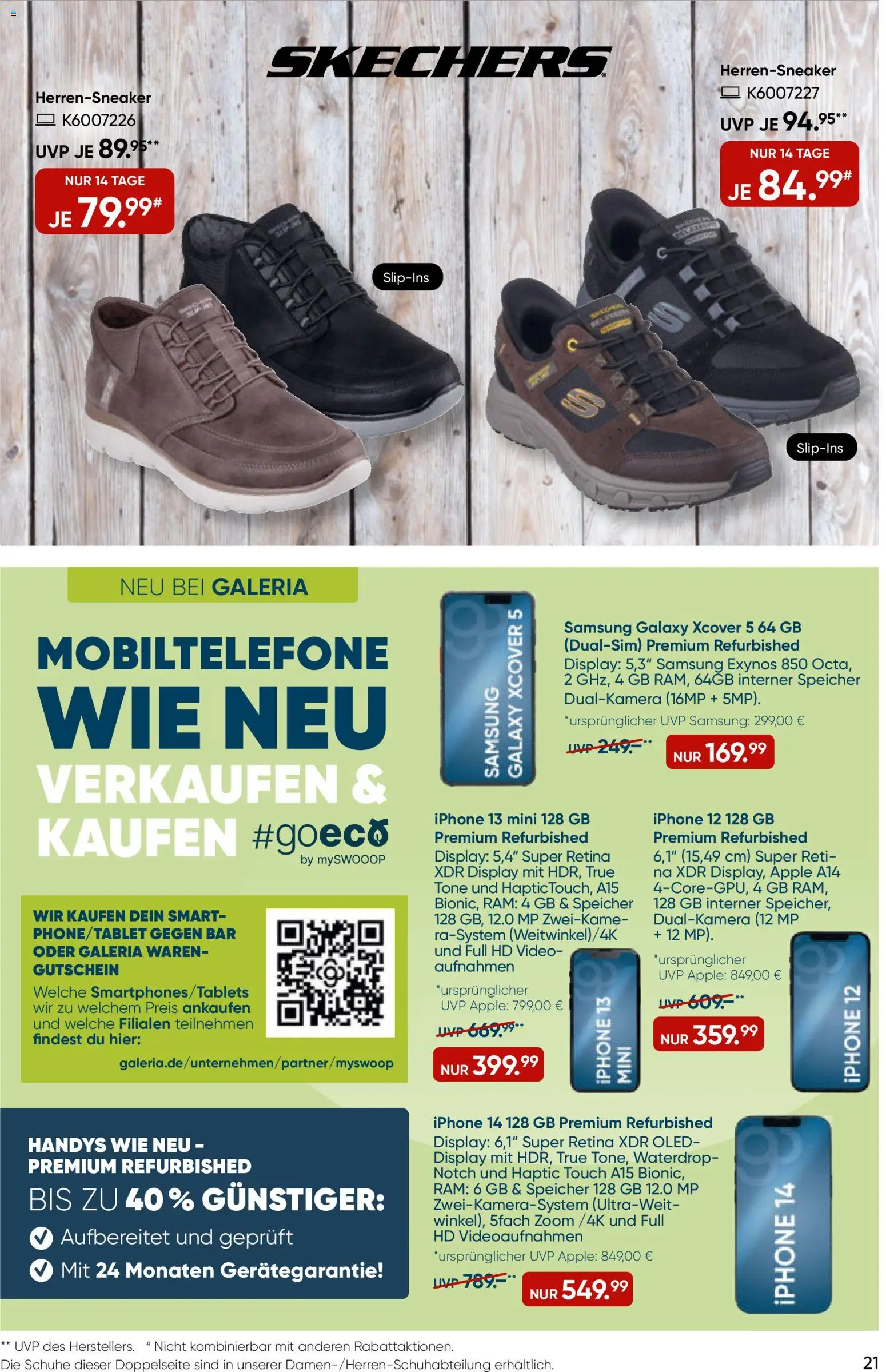 Galeria Karstadt Kaufhof Prospekt 	 – gültig ab 13.11.2025 | Seite: 21 | Produkte: Samsung, Iphone, Apple, Video