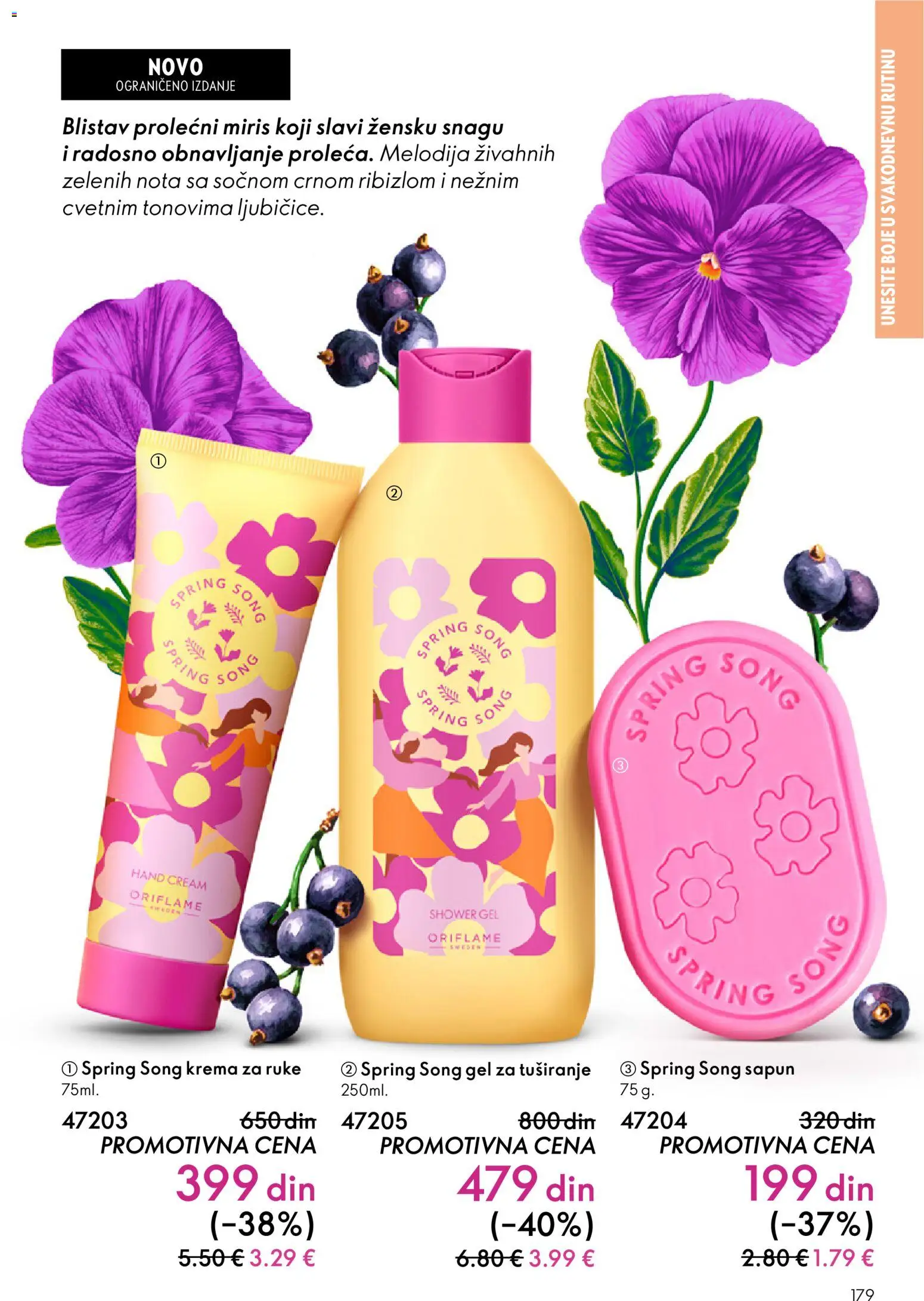Oriflame katalog - važi od 18.02.2026 | Strana: 179 | Proizvode: Miris, Krema, Krema za ruke, Sapun