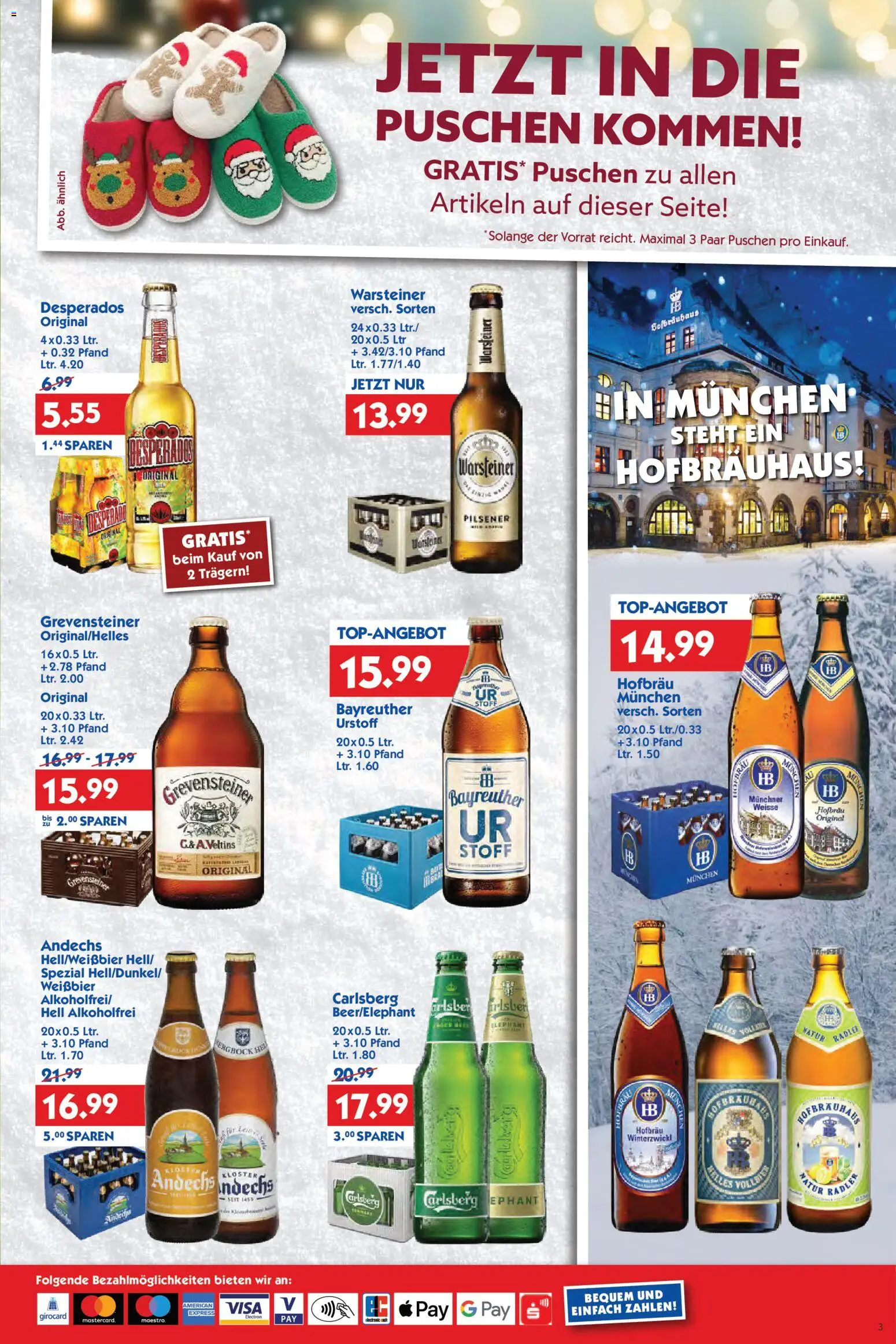 HOL’AB! Prospekt 	 – gültig ab 24.11.2025 | Seite: 3 | Produkte: Carlsberg, Weißbier, Radler, Desperados
