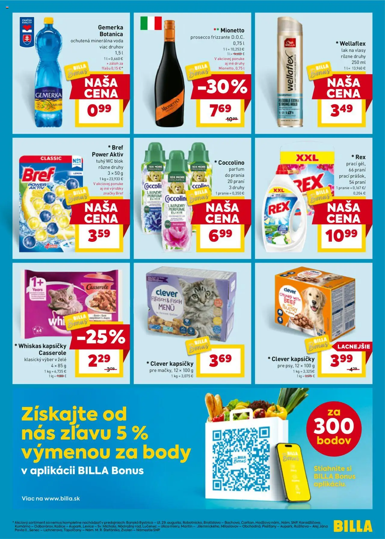 Billa leták │ platný od 16.07.2025 | Strana: 13 | Produkty: Prosecco, Wc, Wc blok, Gemerka