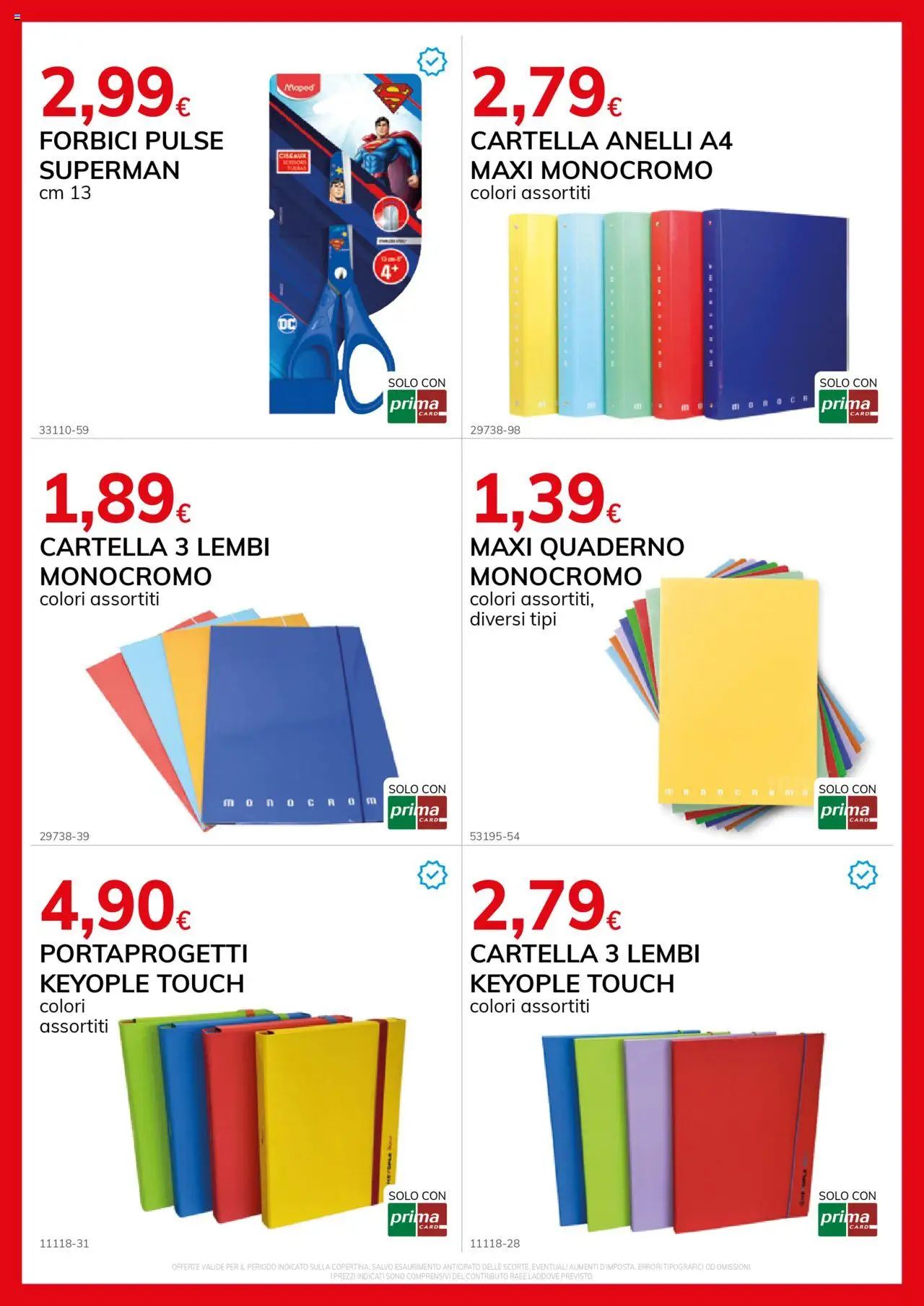 Volantino Basko del 19.08.2025 | Pagina: 11 | Prodotti: Quaderno