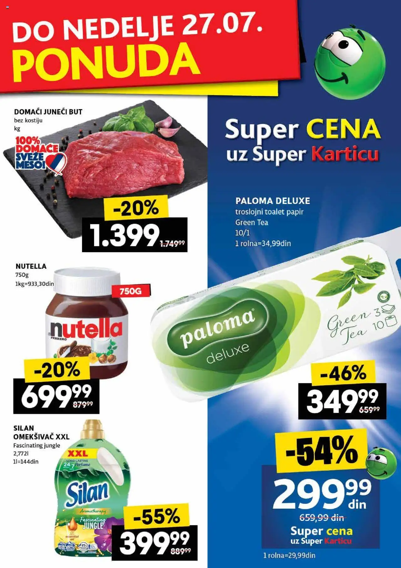 Idea katalog - važi od 24.07.2025 | Strana: 3 | Proizvode: Toalet papir, Silan, Ferrero, Nutella