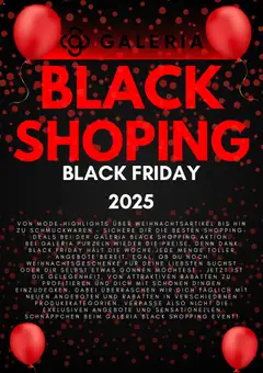 Galeria Karstadt Kaufhof - Black Friday - Ankündigung ab 17.11.2025 gültig