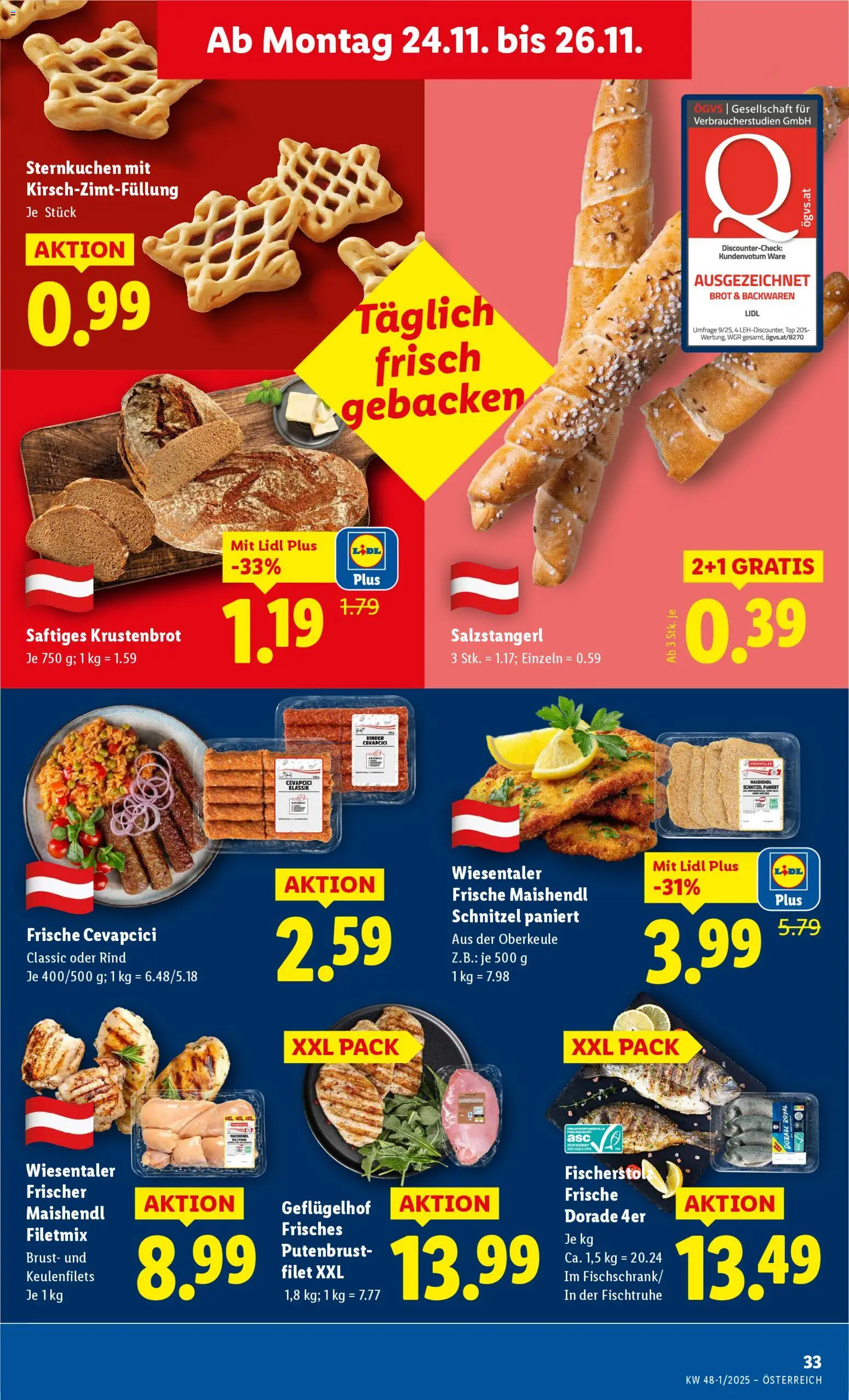 Lidl Flugblatt - Eisenstadt, Ebenfurth, Mattersburg gültig ab 20.11.2025 | Seite: 35 | Produkte: Brot