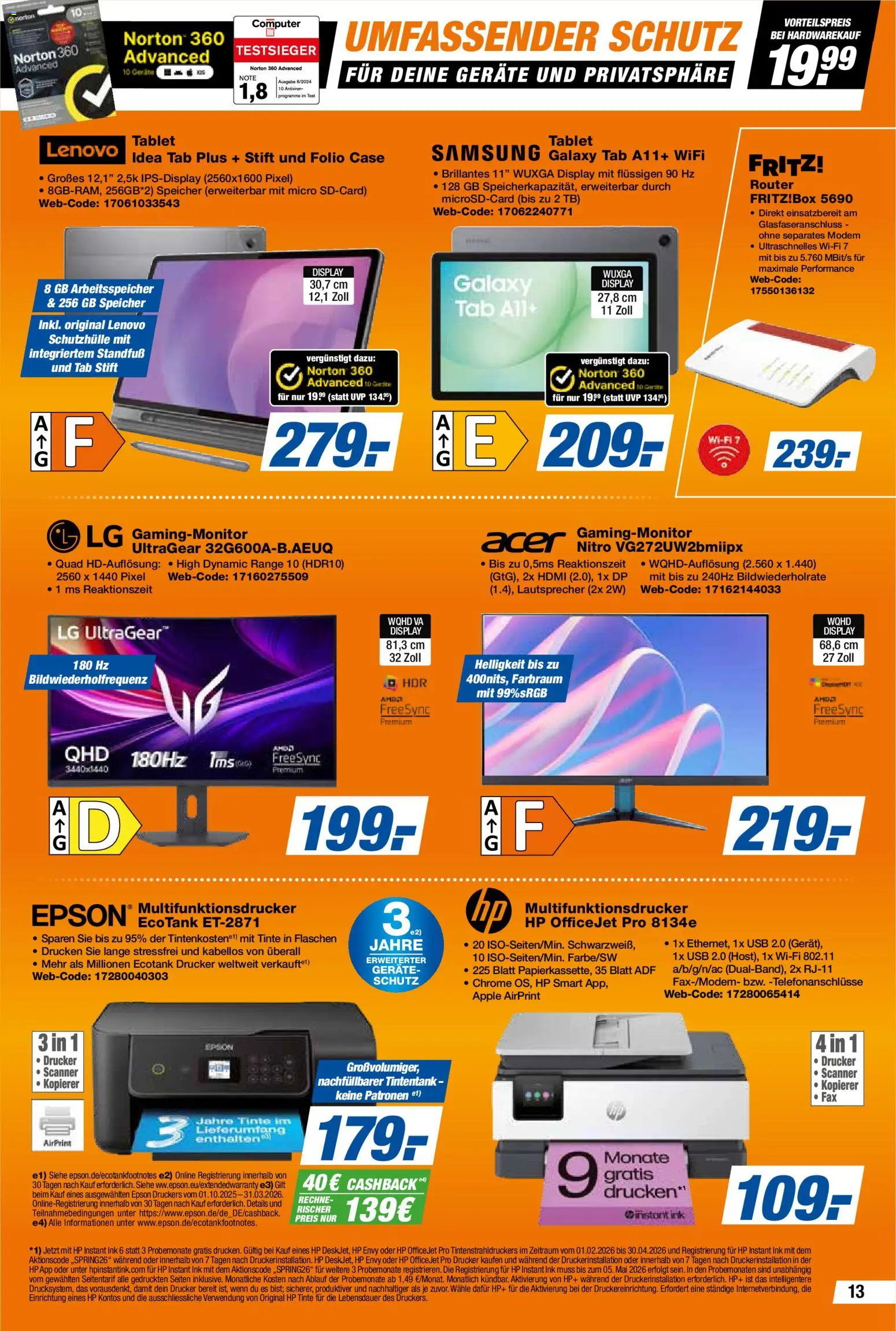Expert Prospekt 	 – gültig ab 27.02.2026 | Seite: 13 | Produkte: Lenovo, Epson, LG, USB