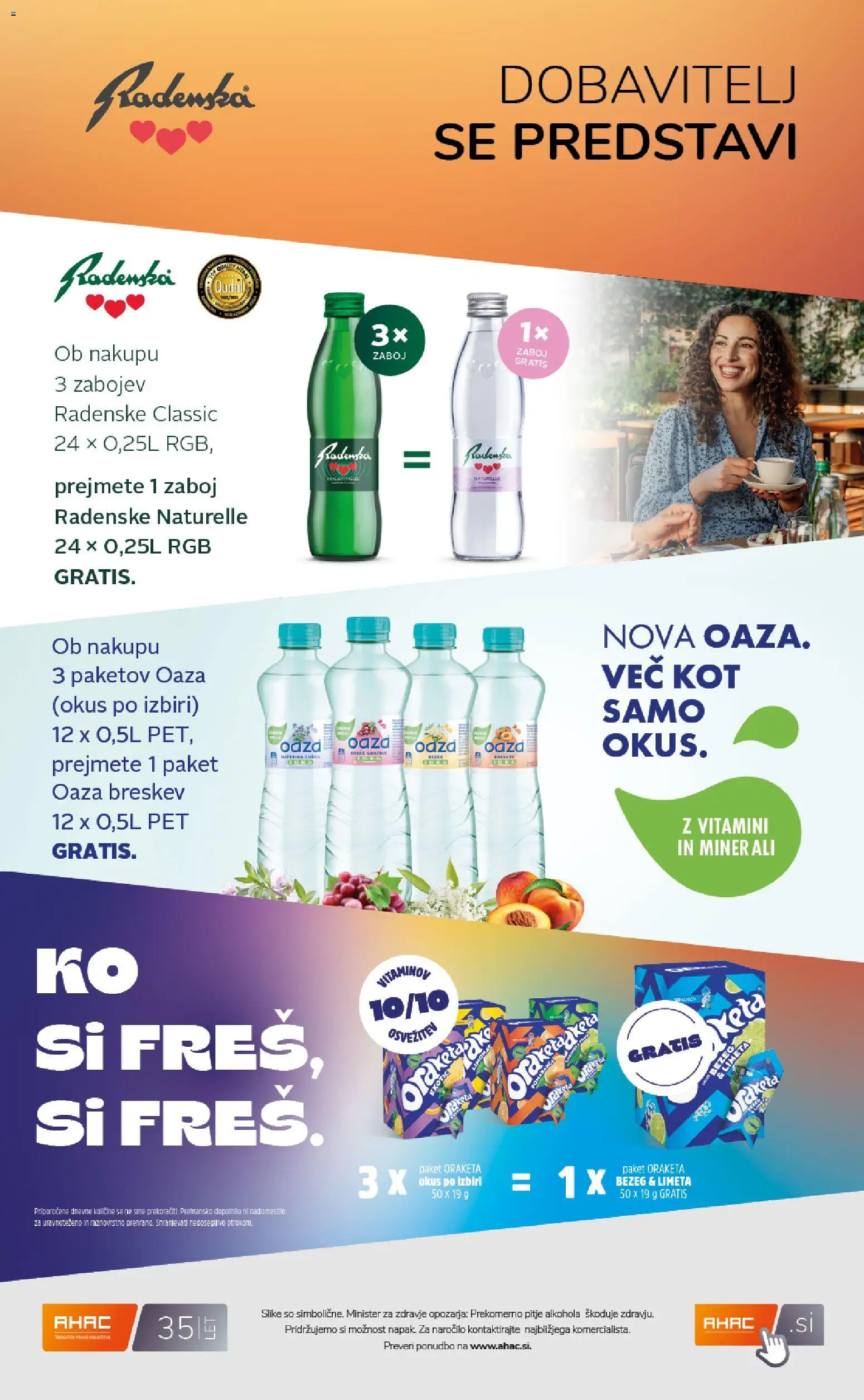 Novi Ahac katalog ponudbe – veljaven od 01.04.2026 | Stran: 19 | Izdelki: Limeta, Zaboj, Breskev