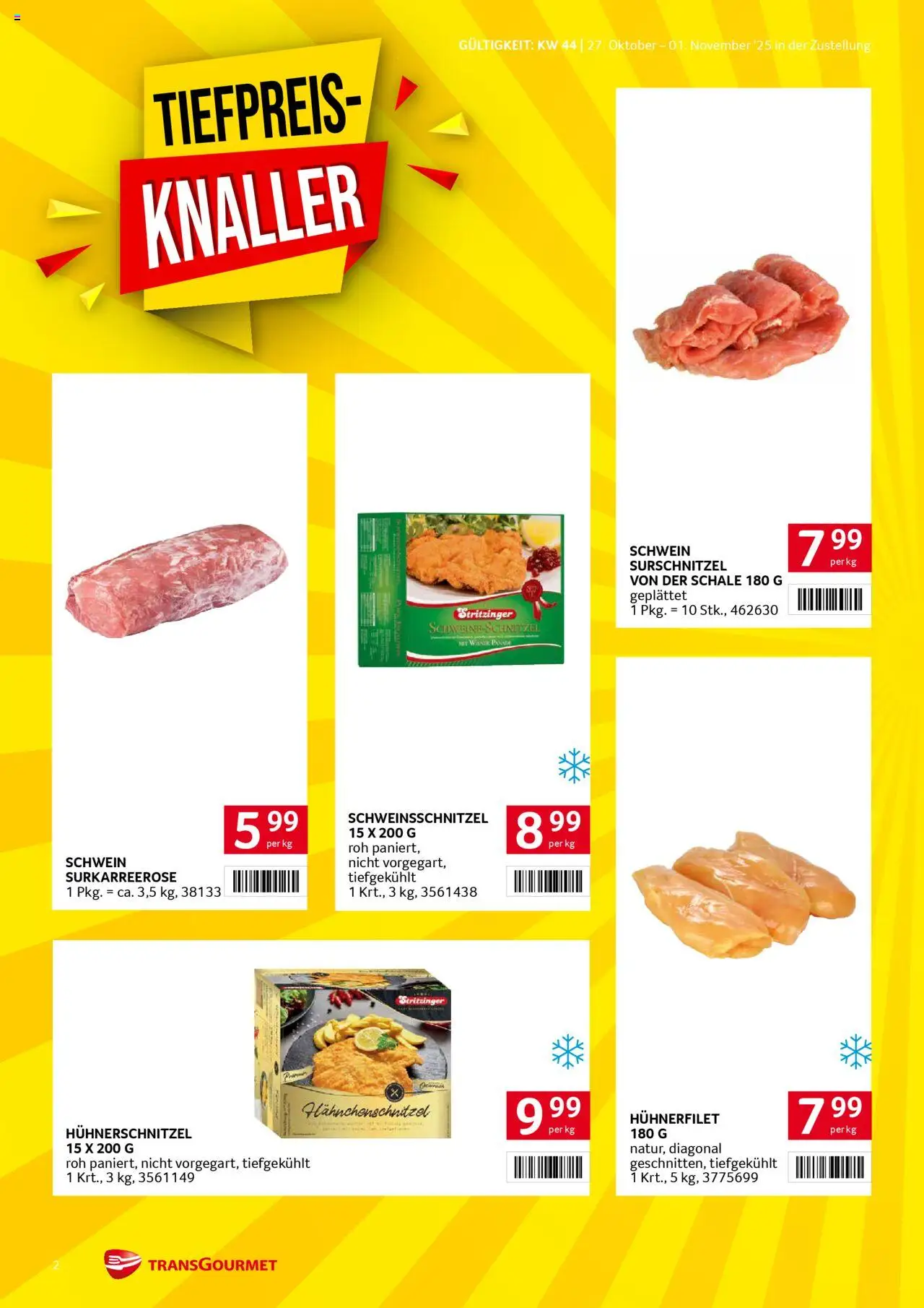 Transgourmet  Zustellaktion gültig ab 27.10.2025 | Seite: 2