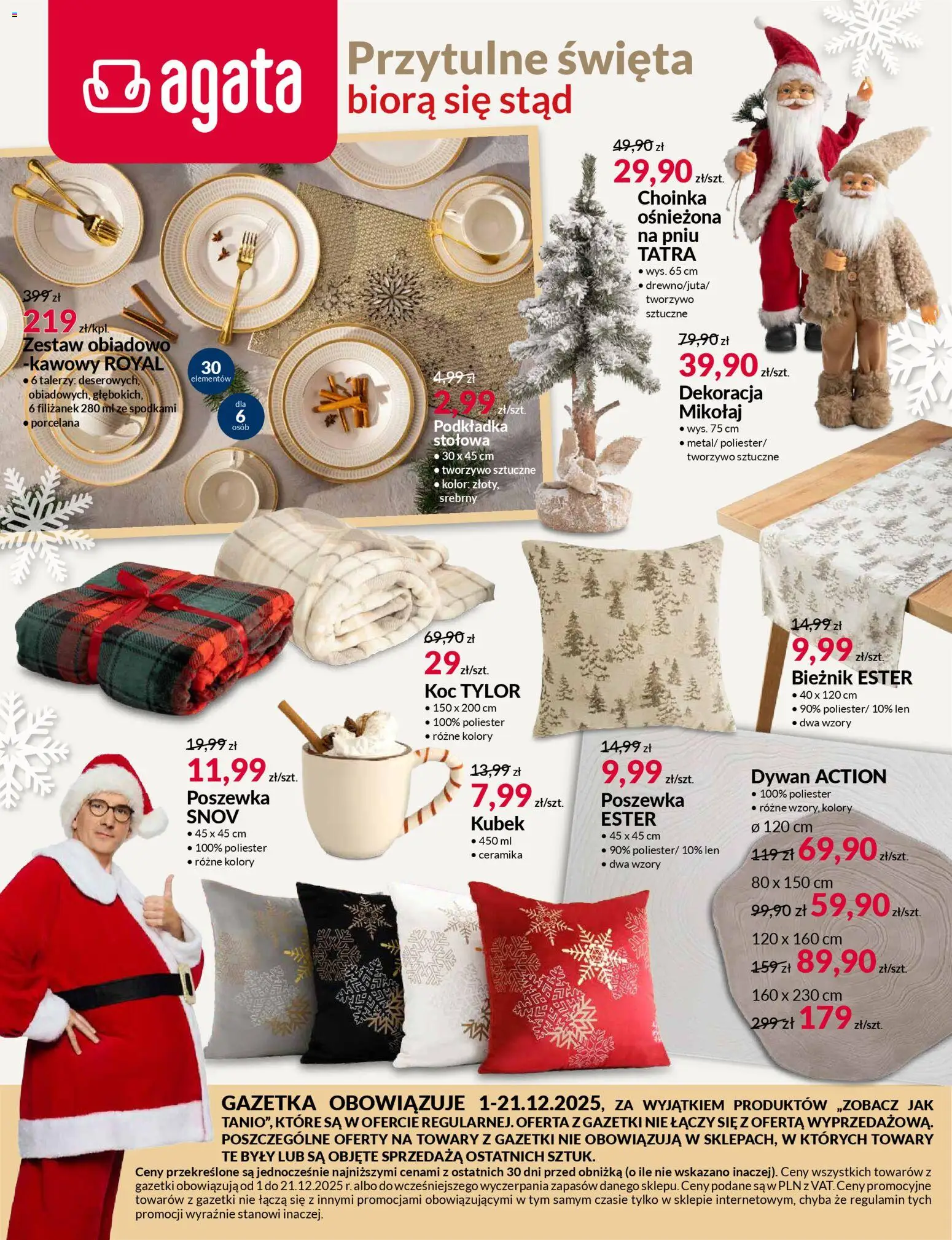 Salony Agata Gazetka od 01.12.2025 | Strona: 1