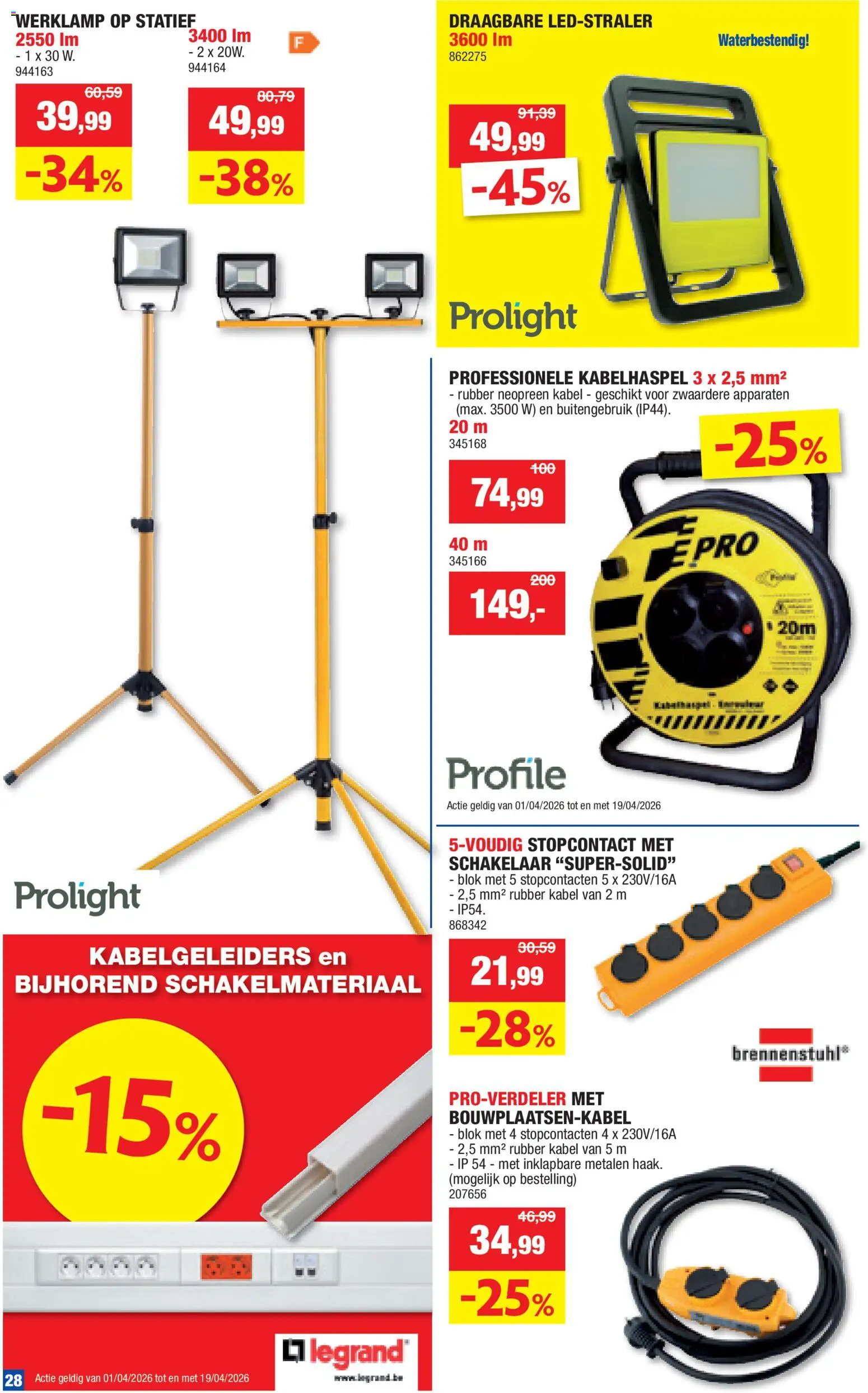 {H1} | Pagina: 28 | Producten: Kabel, Stopcontact
