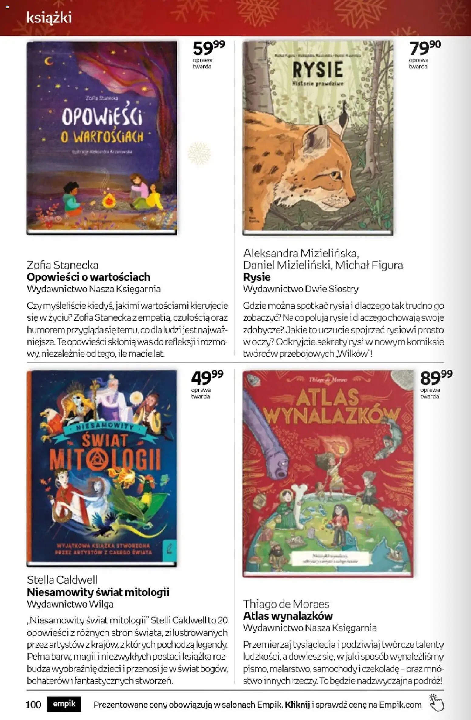 Empik promocje - Tom kultury Książki od 10.12.2025 | Strona: 100 | Produkty: Książki, Róż
