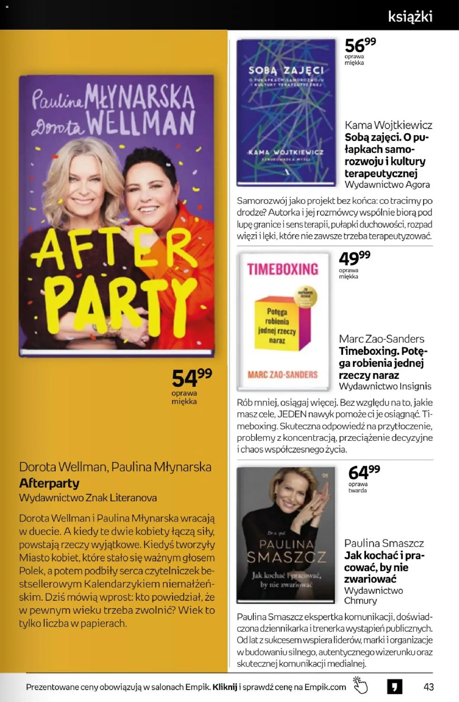 Empik promocje - Tom kultury Książki od 11.03.2026 | Strona: 43 | Produkty: Książki