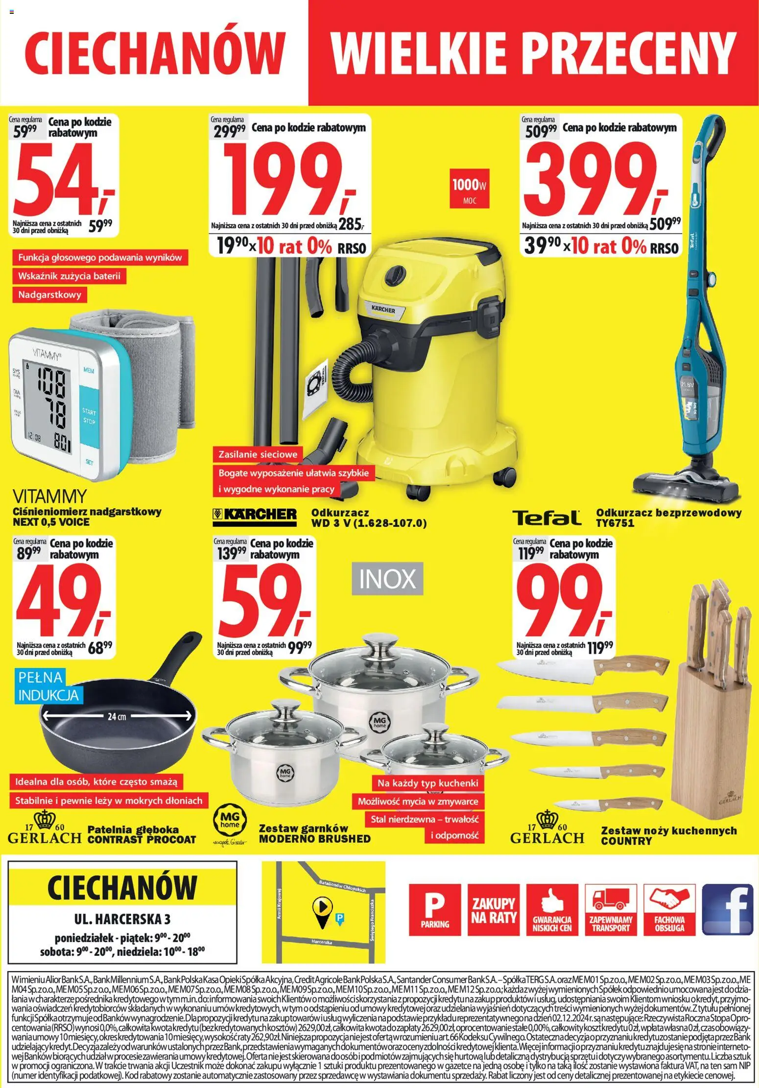 Mediaexpert Gazetka - Wielkie przeceny Ciechanów  od 27.11.2025 | Strona: 8 | Produkty: Odkurzacz, Ciśnieniomierz, Patelnia