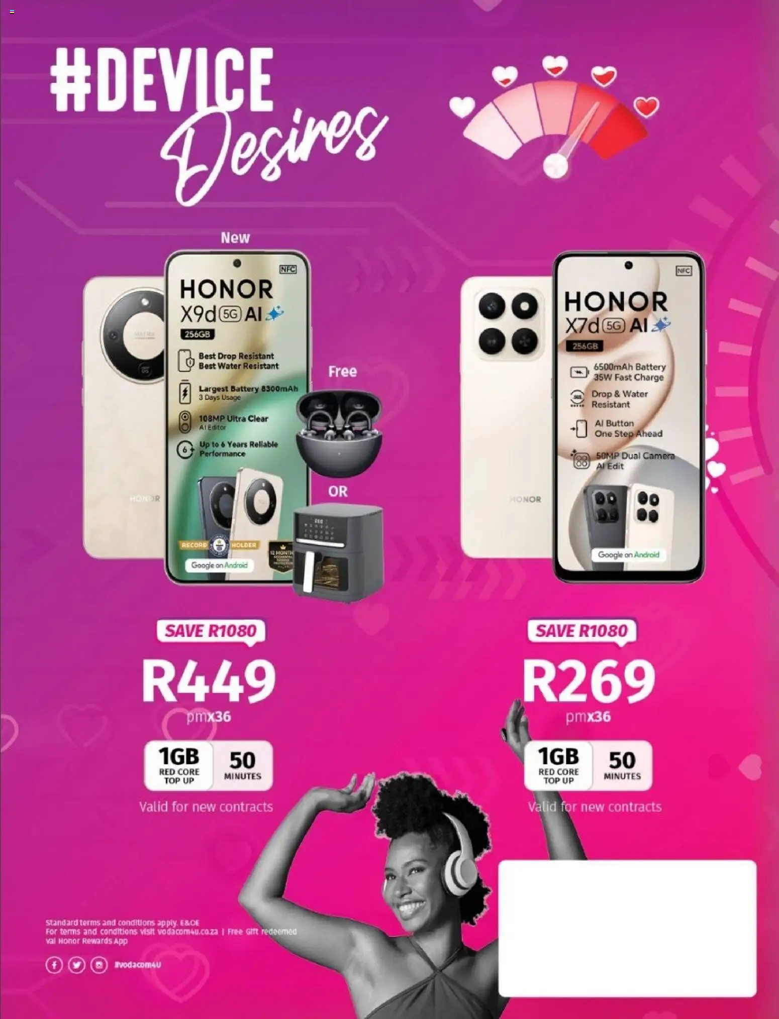 New Vodacom catalogue – valid from 06.02.2026 | Page: 32 | Products: Camera, Battery, Water