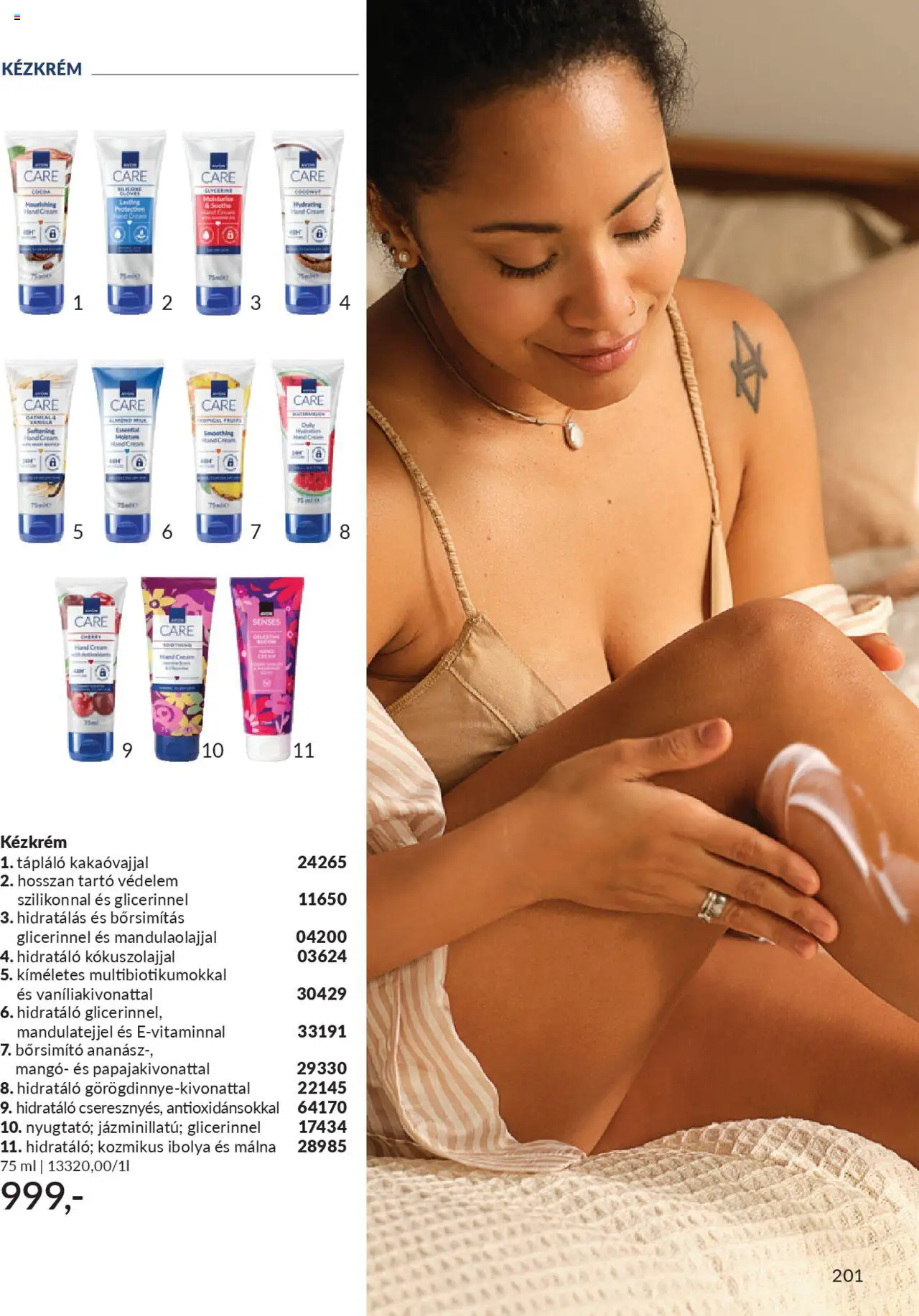 Avon akciós ujság - amely érvényes a következő dátumtól: 01.10.2025 | Oldal: 205 | Termékek: Málna, Kézkrém, Ananász, Mangó