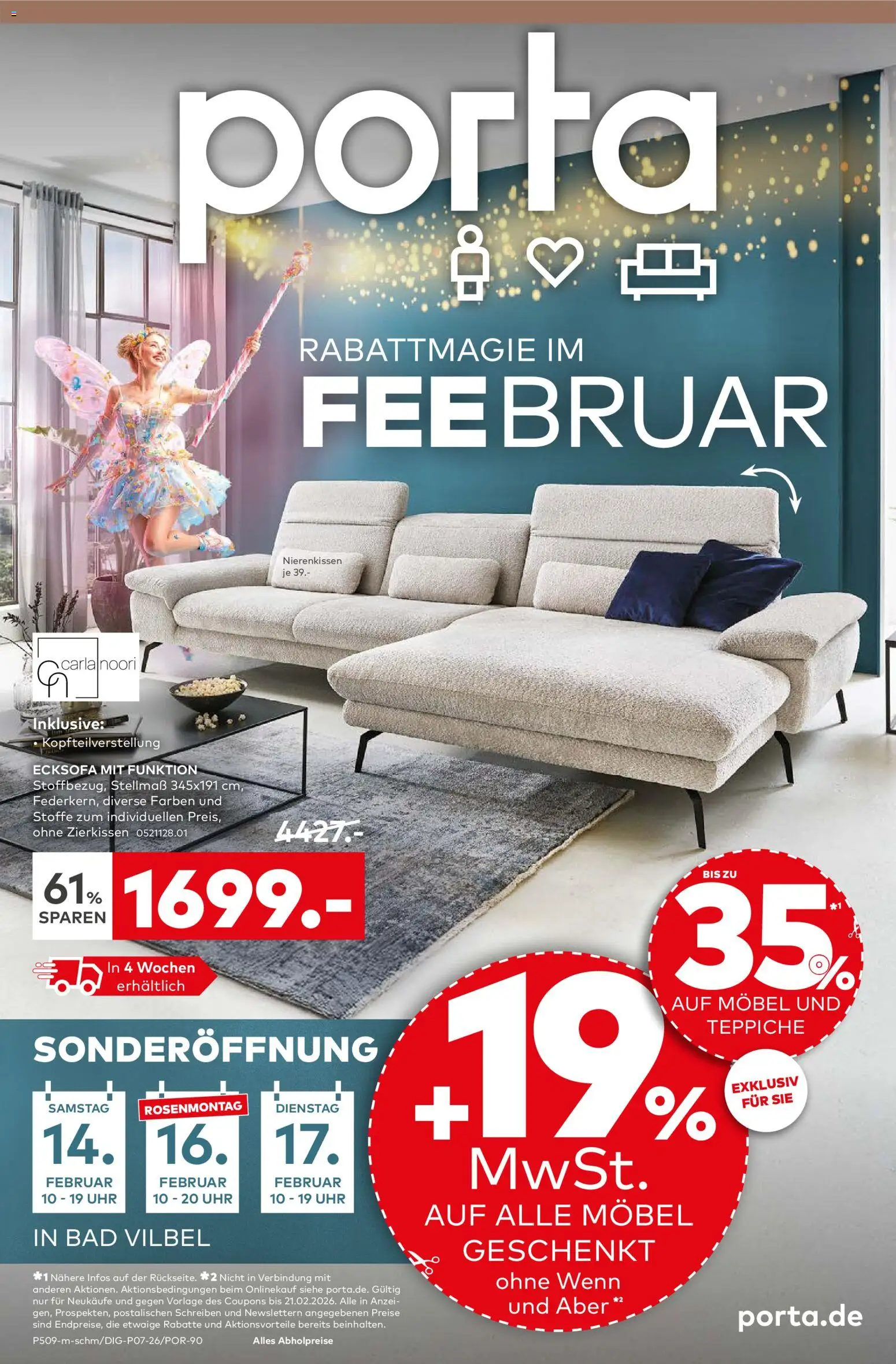 Porta! Prospekt Bad Vilbel-Dortelweil – gültig ab 08.02.2026 | Seite: 1