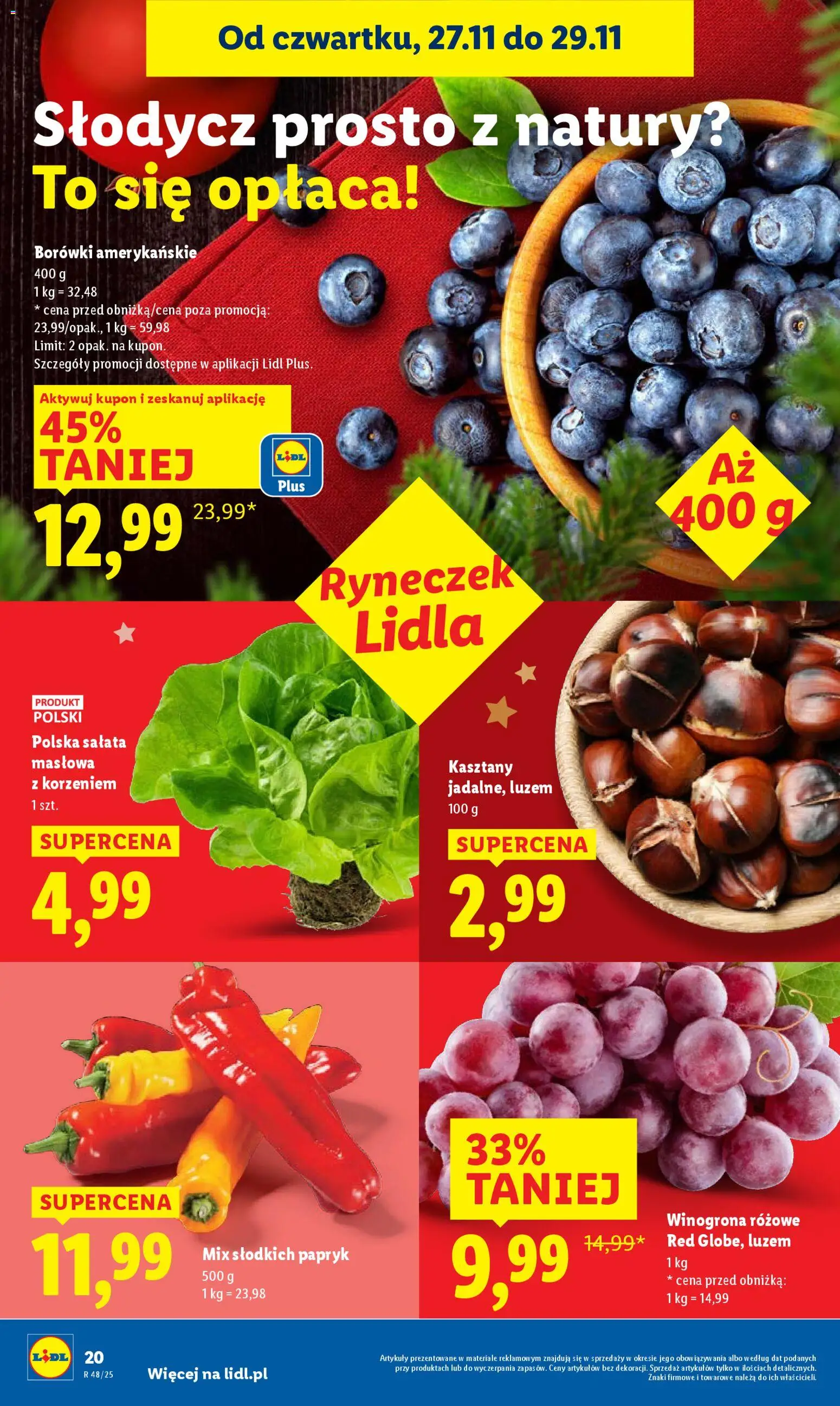 Lidl Black Friday od 27.11.2025 | Strona: 20 | Produkty: Winogrona