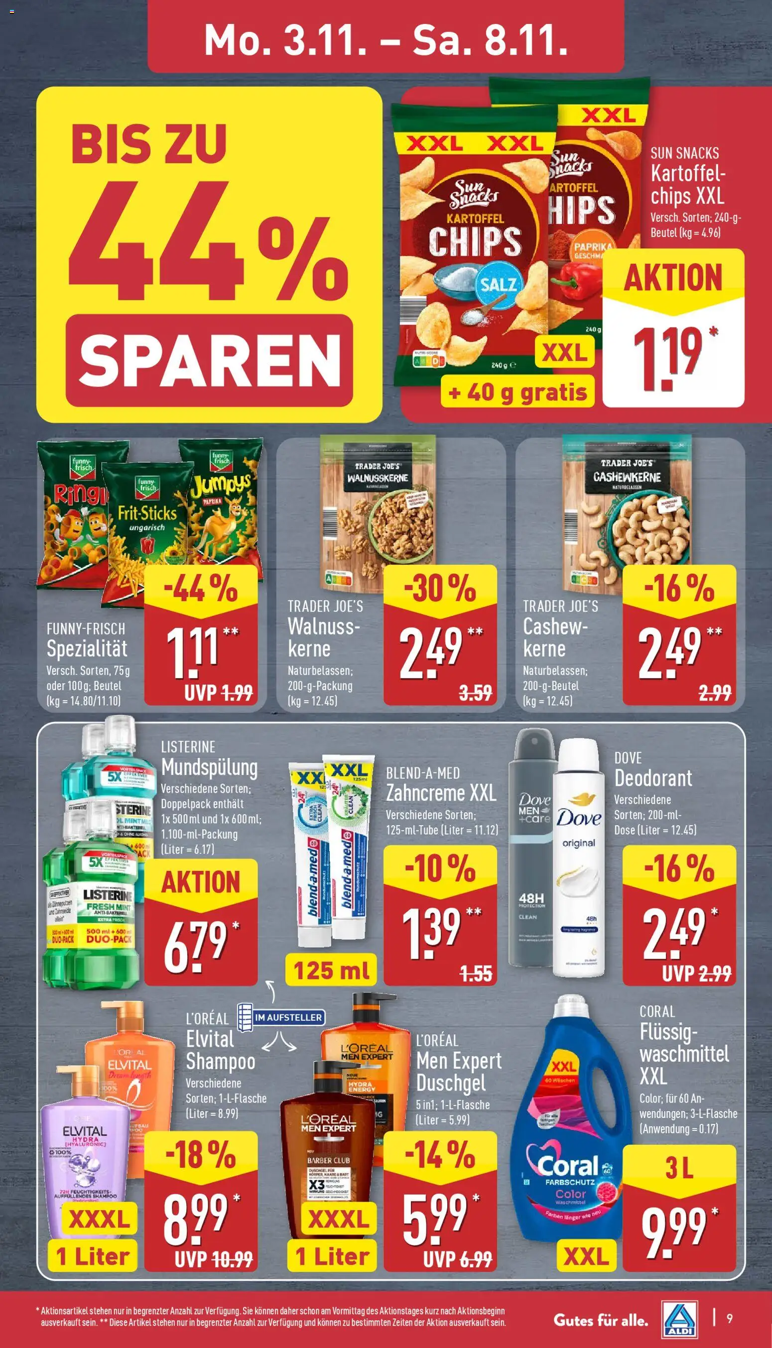 Aldi Prospekt 	 – gültig ab 03.11.2025 | Seite: 9