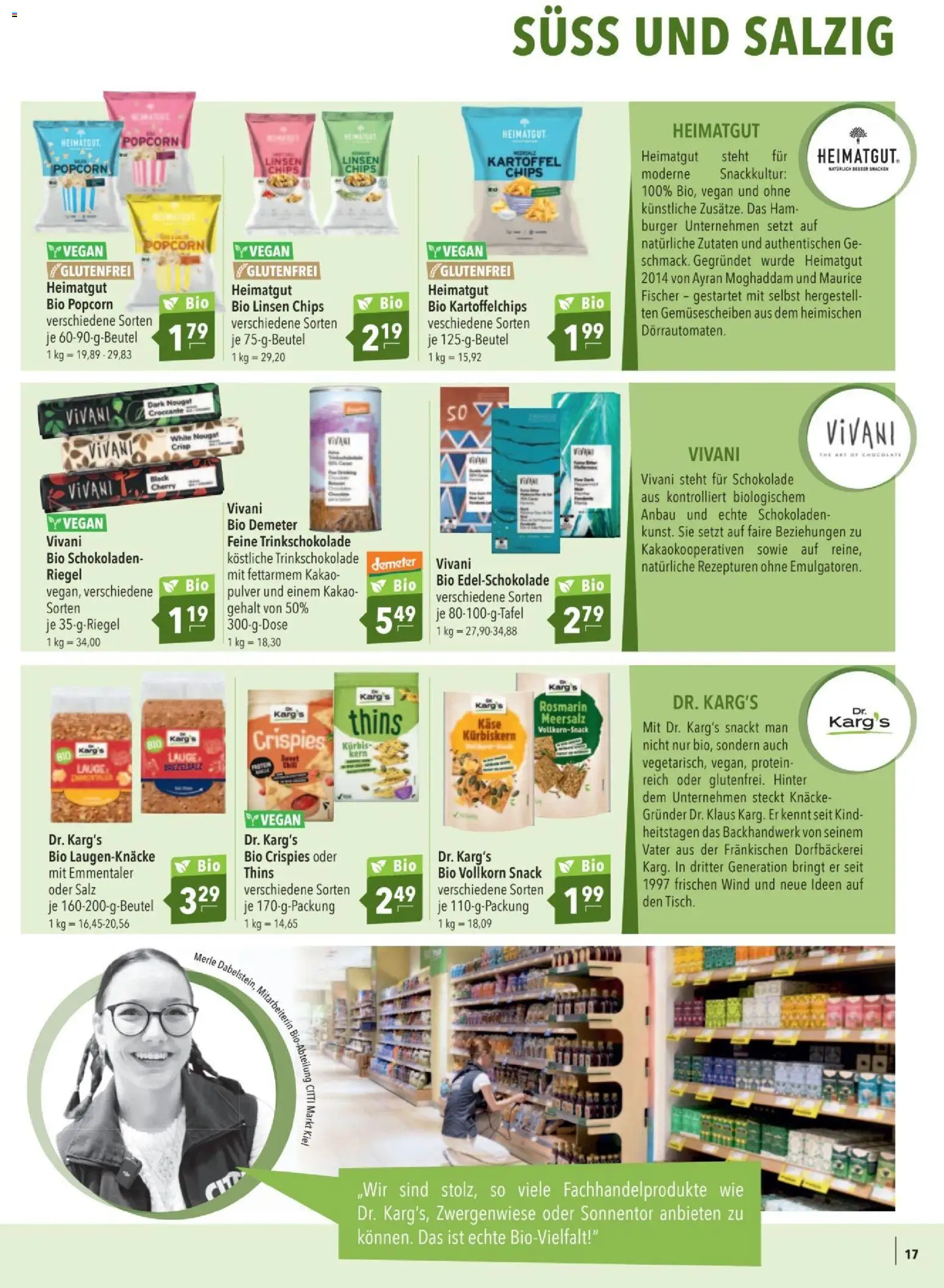 CITTI tilbudsavis – gyldig fra 01.04.2026 | Side: 17 | Produkter: Chips, Popcorn, Kakao, Nougat