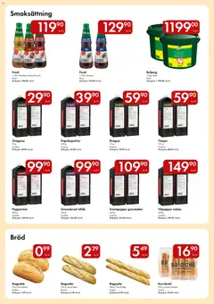 Snabbgross erbjudanden - Förhandsvisning av reklamblad från butik Snabbgross aktuell från 20.04.2026 | Sida: 8 | Produkter: Baguette, Timjan, Korvbröd, Vitlök