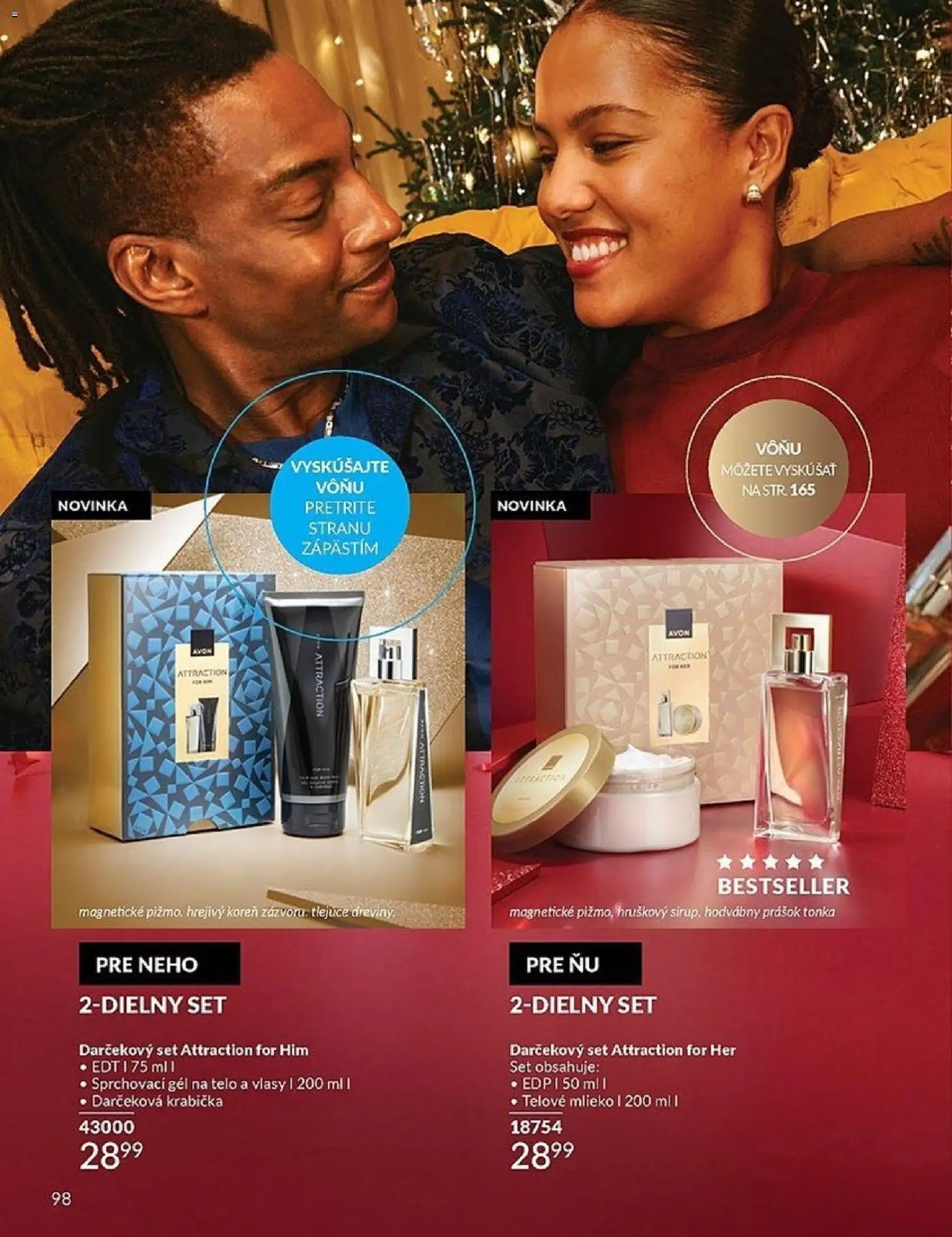 Nové Avon akcie – leták je platný od 01.12.2025 | Strana: 98 | Produkty: Mlieko, Telové mlieko