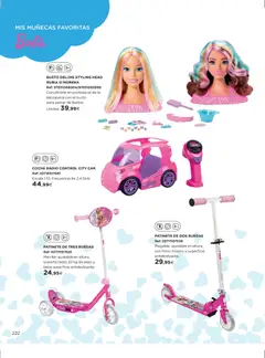 Vista previa El Corte Inglés ofertas válido desde el 27.10.2025 | Página: 222 | Productos: Patinete, Radio, Peso