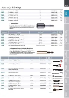 Makita-mainoslehti voimassa 24.03.2026 alkaen | Sivu: 273 | Tuotteet: Monitoimikone, Voi, Käsineet