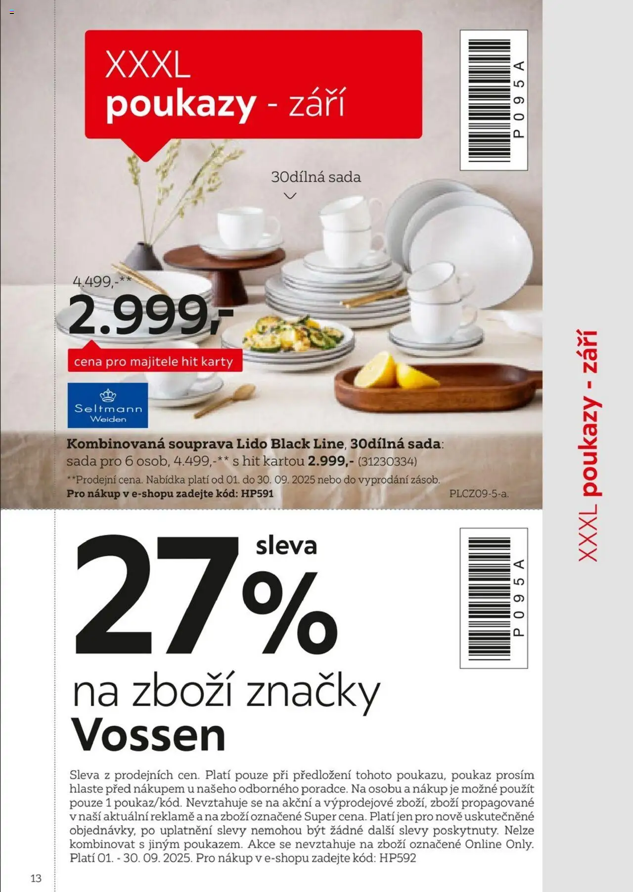 XXXLutz leták - Být věrným zákazníkem se vyplatí od 01.08.2025 | Strana: 13 | Produkty: Karty