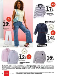 E.Leclerc - Prévisualisation de JEAN FEMME "TISSAIA", 98% Coton, 2% Elasthanne. Du 36 au 46. valide à partir de 10.02.2026 | Page: 6