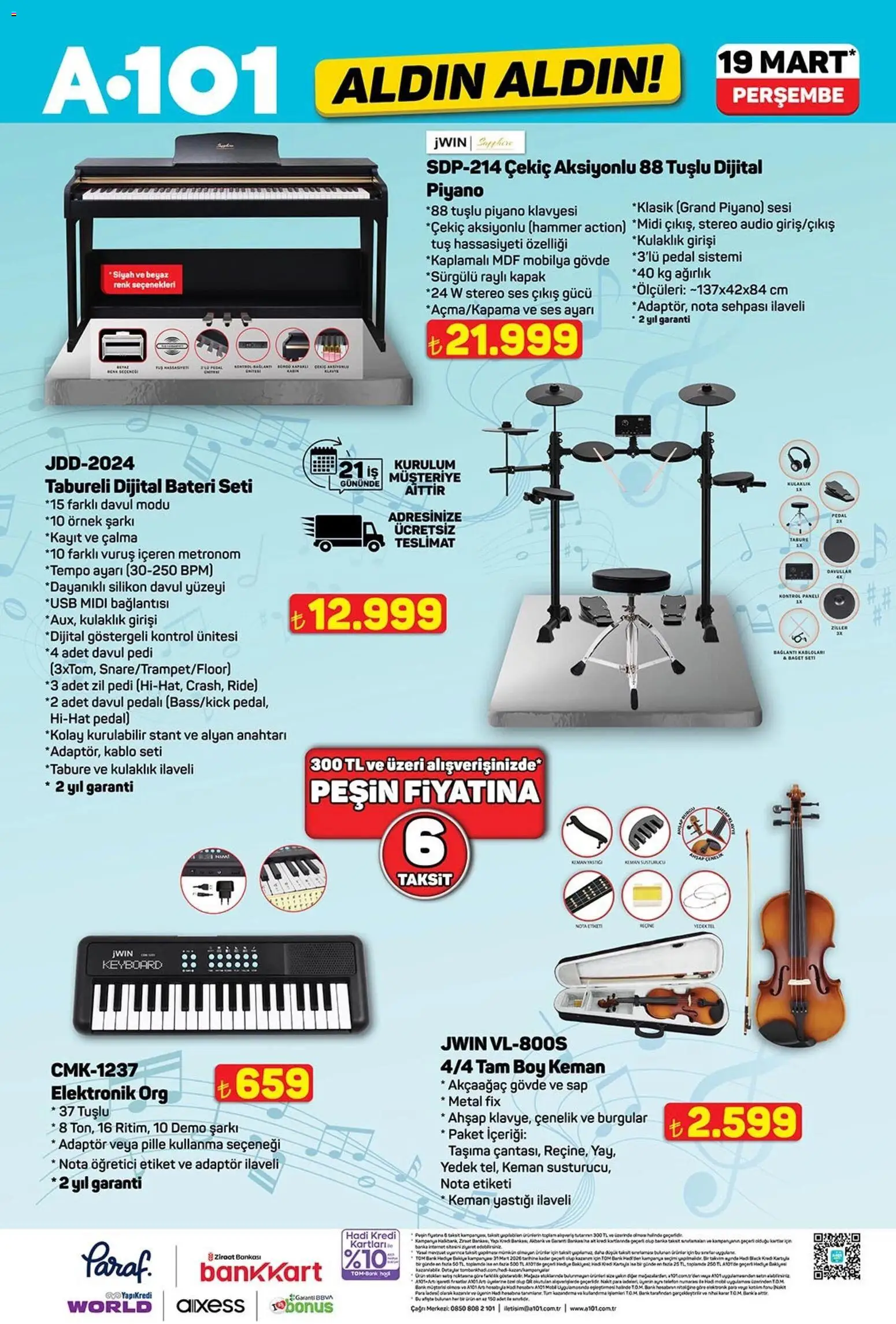 A101 - Katalog Aldın Aldın - 19.03.2026 tarihinden itibaren geçerlidir | Sayfa: 12 | Ürünler: Telefon, Klavye, Ses, Adaptör