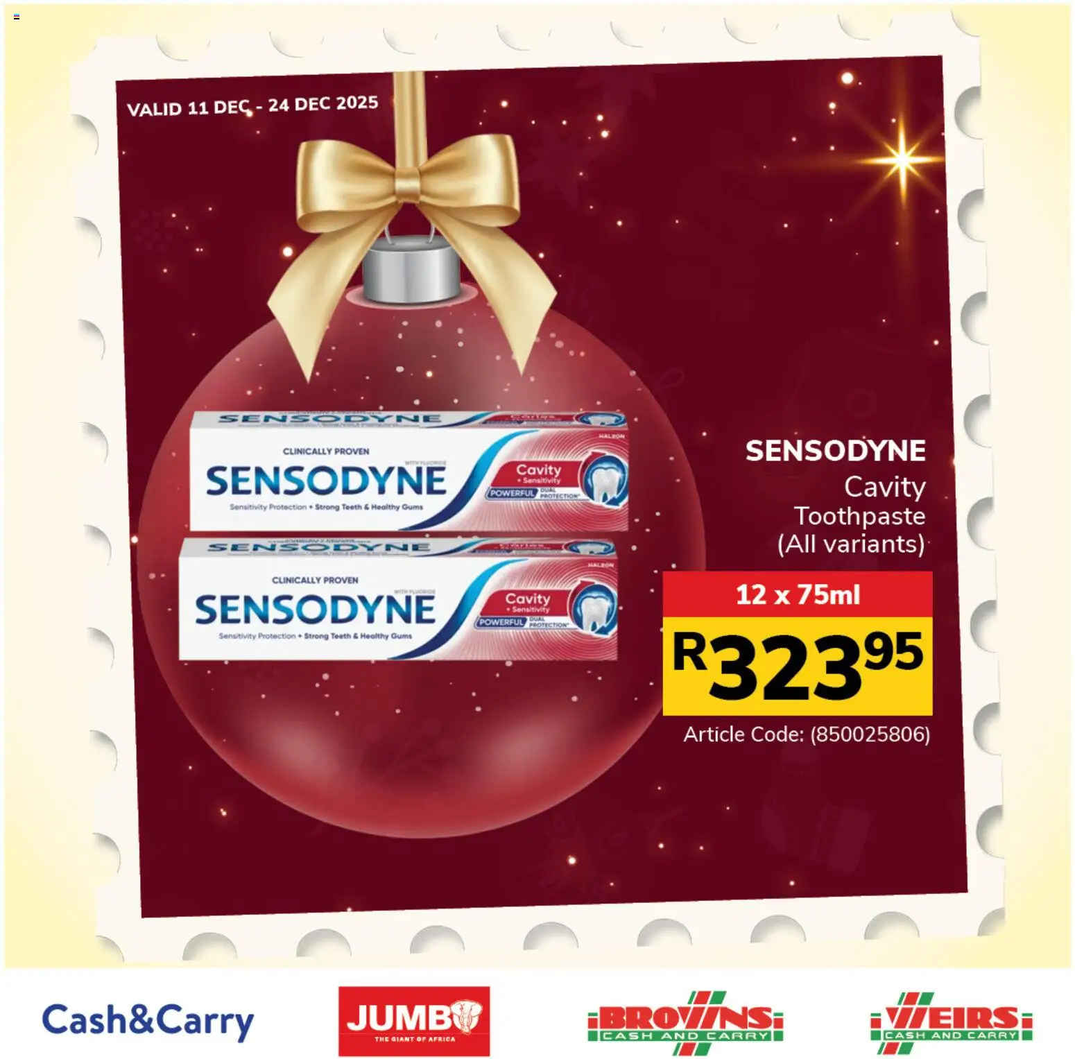 New Jumbo catalogue – valid from 11.12.2025 | Page: 2 | Products: Toothpaste
